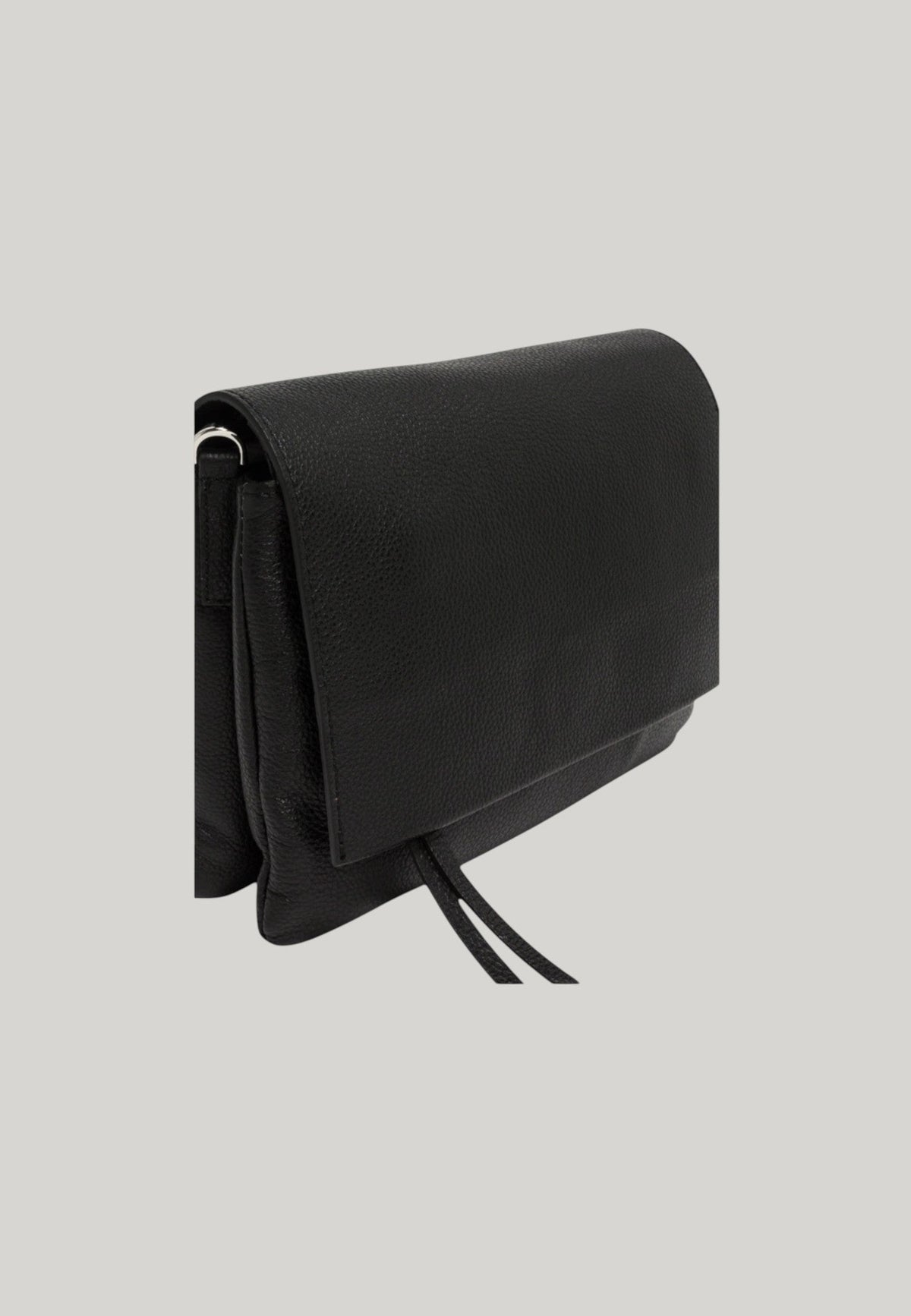 BORSA A TRACOLLA THREE NERA