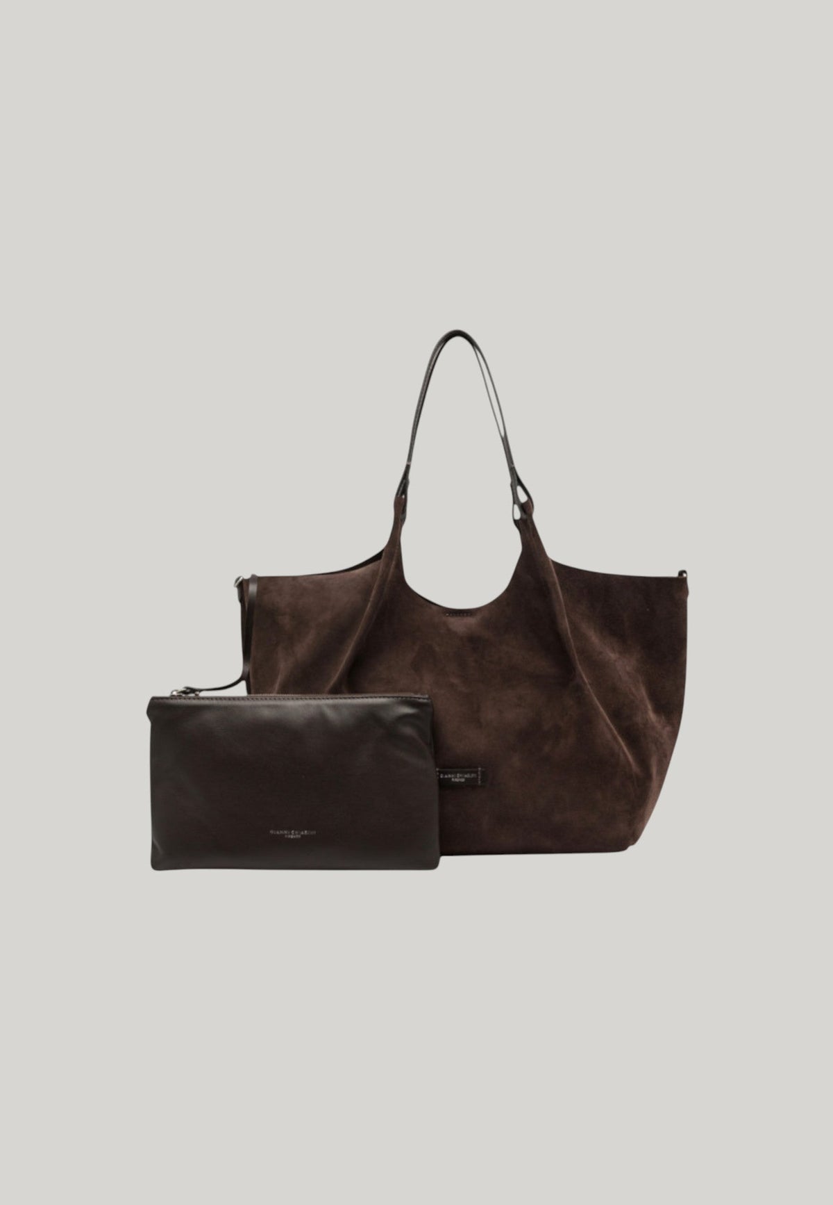 BORSA A MANO DUA BIG MARRONE
