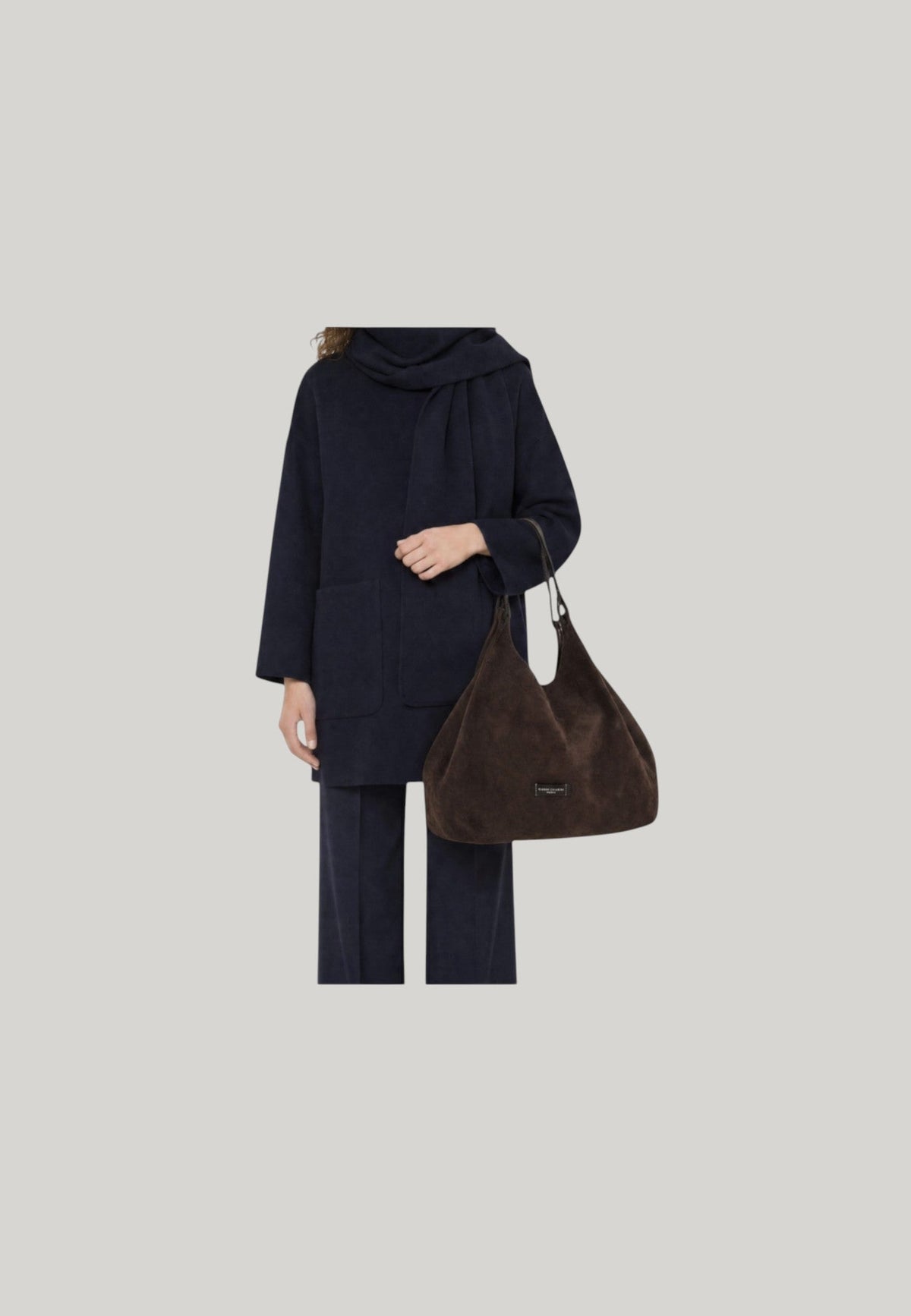 BORSA A MANO DUA BIG MARRONE