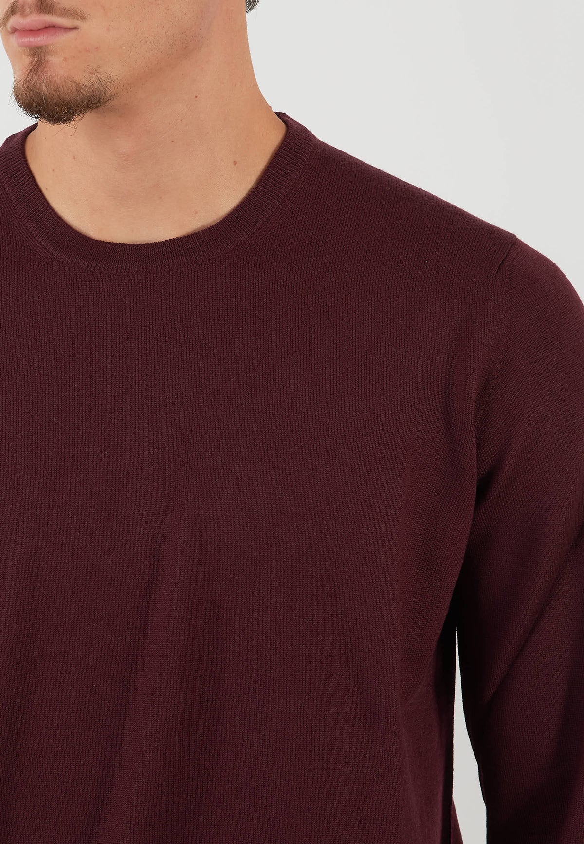 MAGLIA PARICOLLO BORDEAUX