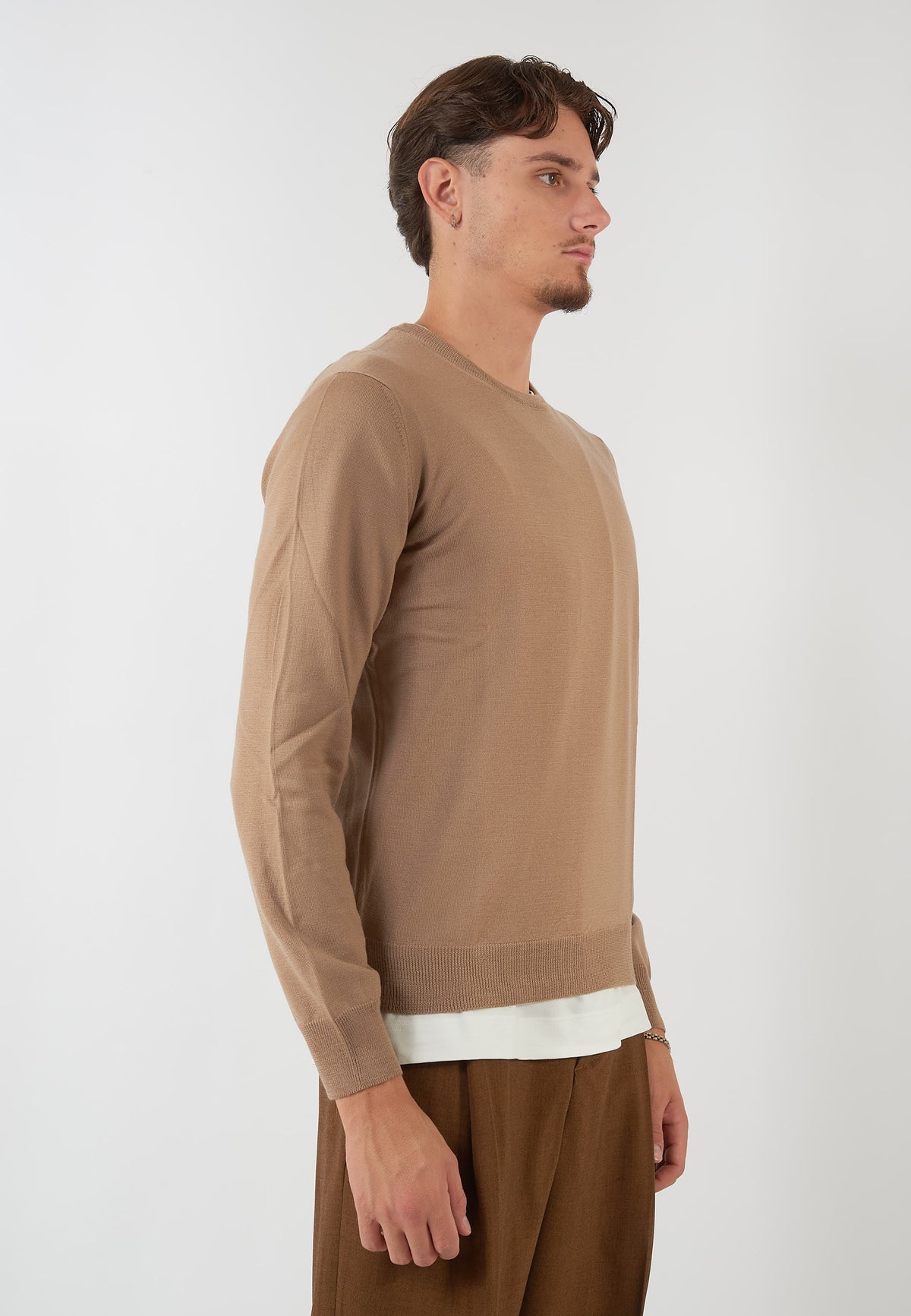 MAGLIA PARICOLLO BEIGE