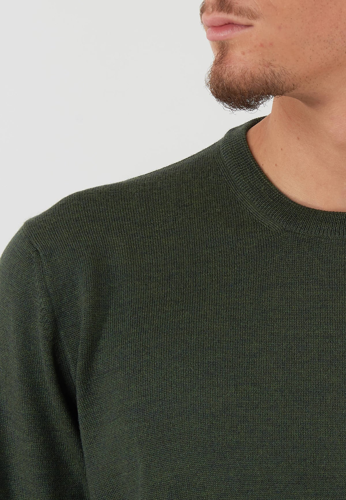 MAGLIA PARICOLLO VERDE BOSCO