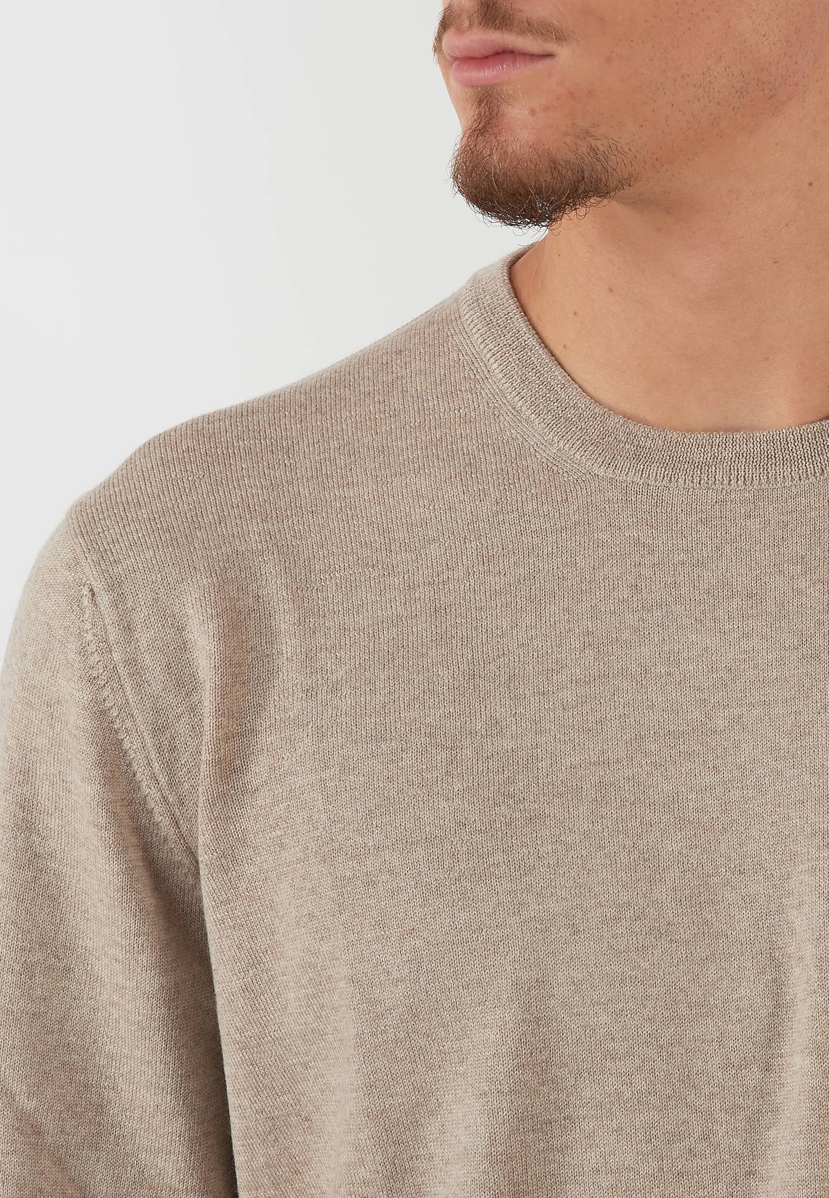 MAGLIA PARICOLLO NOCCIOLA