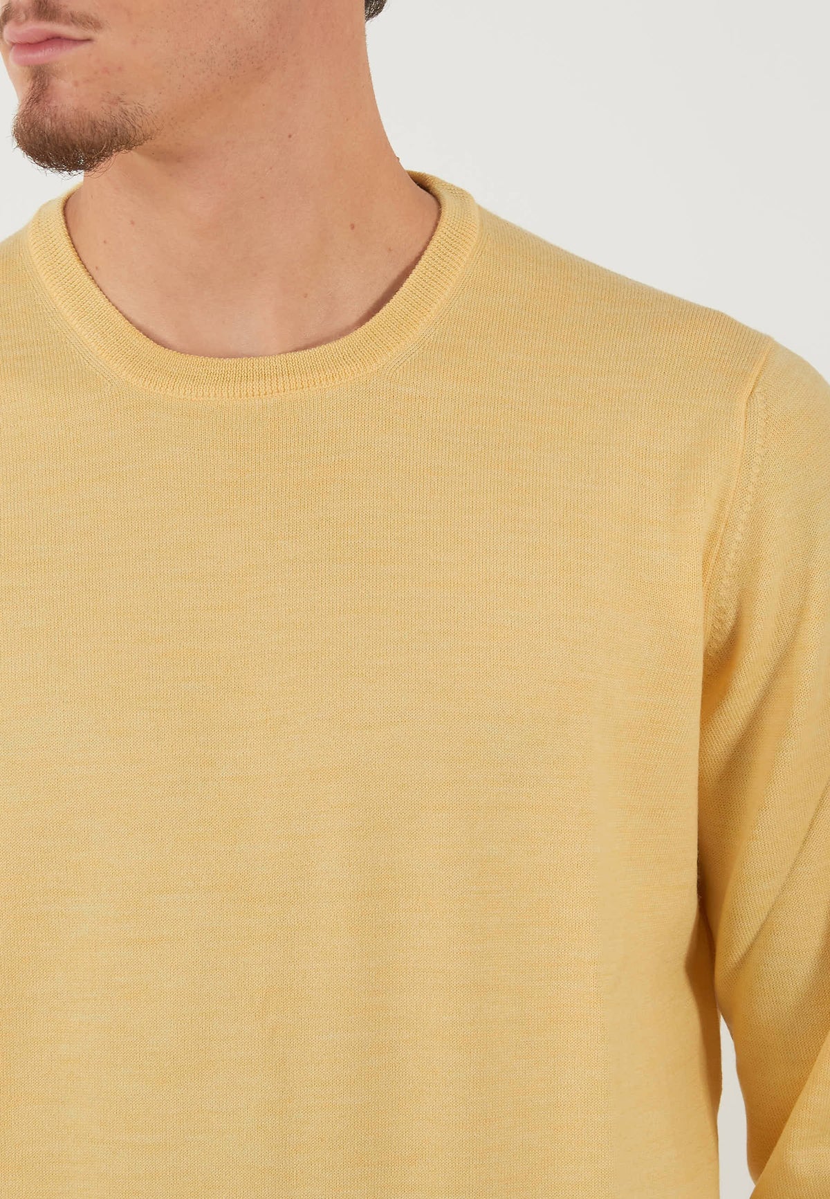 MAGLIA PARICOLLO GIALLO