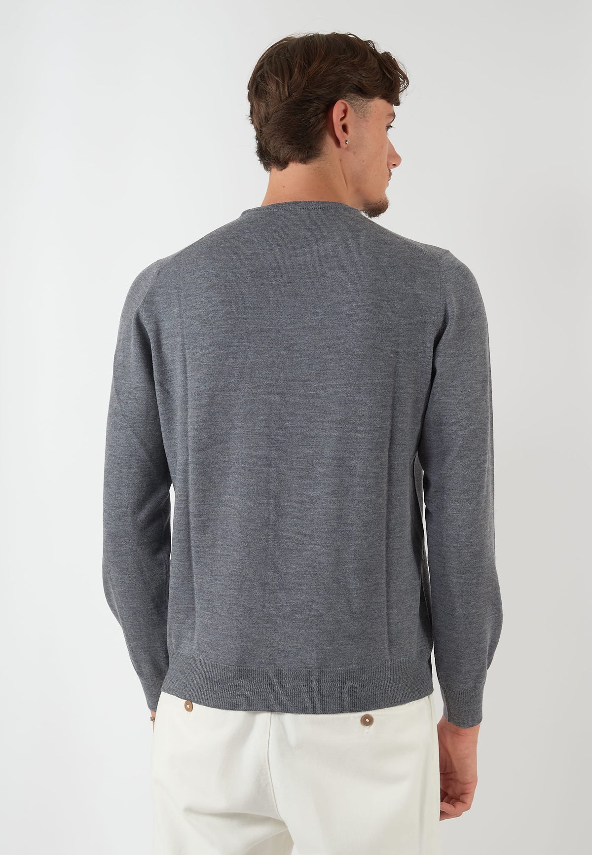 MAGLIA PARICOLLO GRIGIO