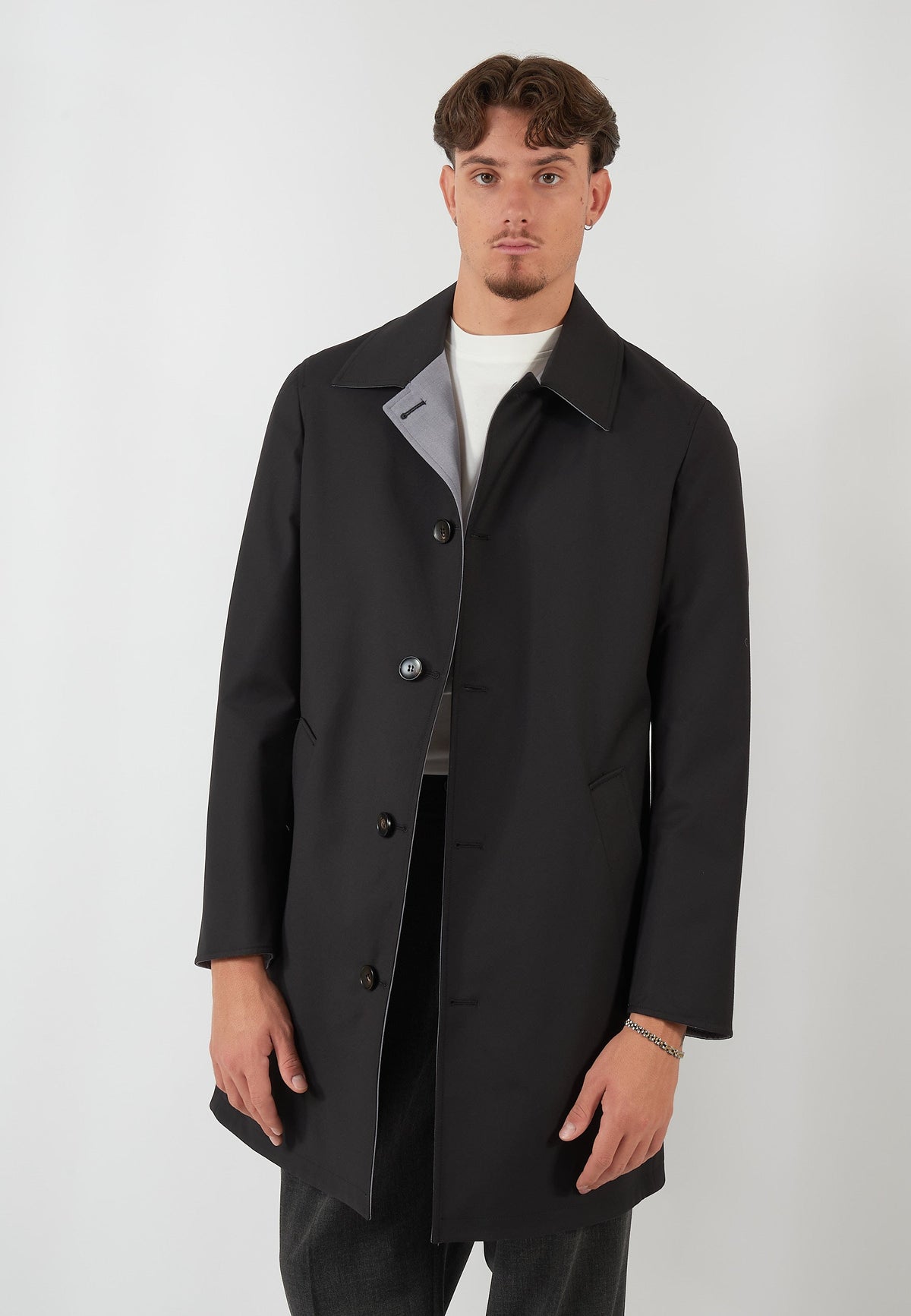TRENCH SOPRABITO NERO
