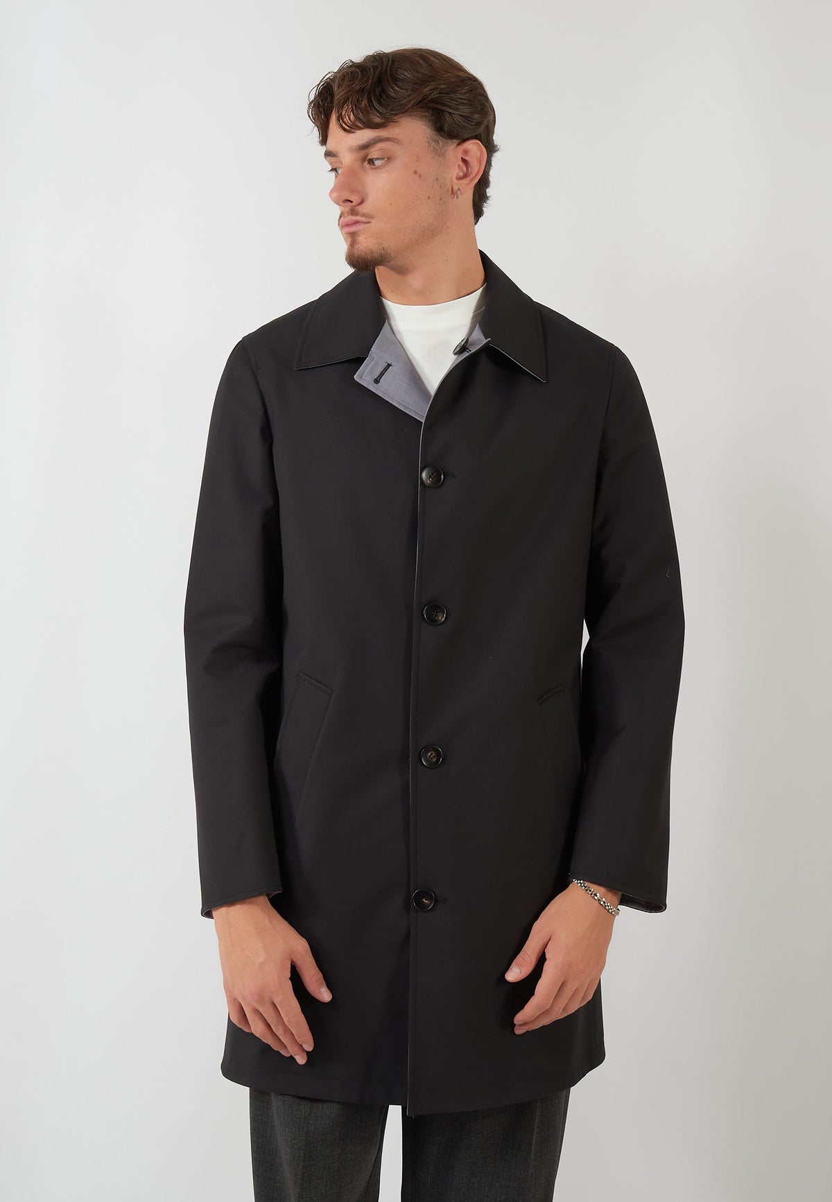 TRENCH SOPRABITO NERO