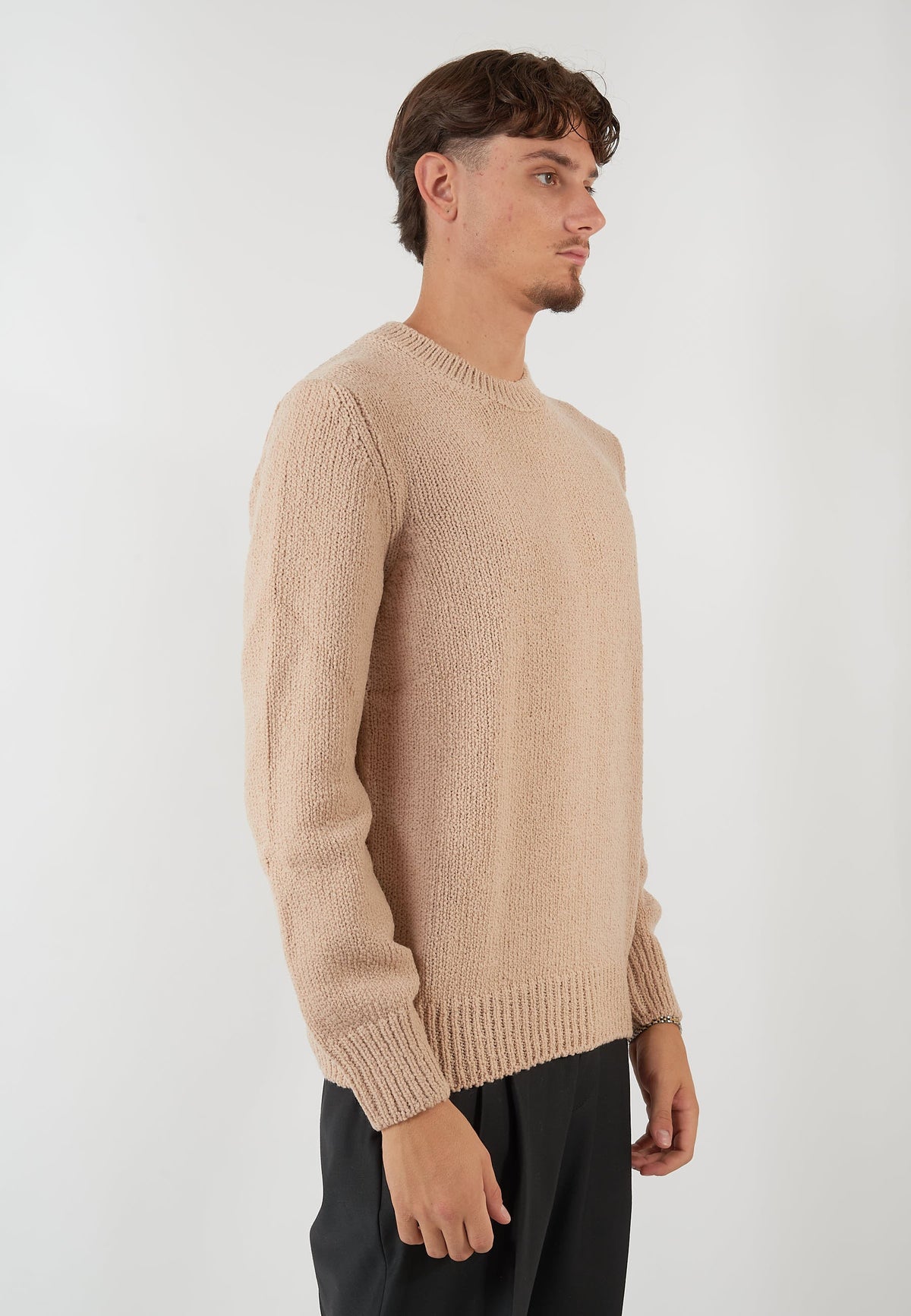 MAGLIA PARICOLLO BEIGE