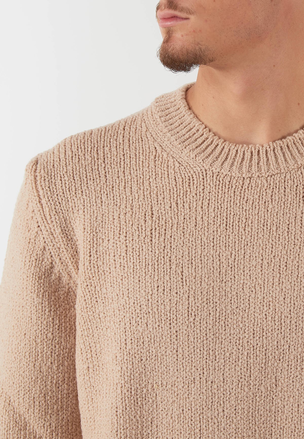 MAGLIA PARICOLLO BEIGE
