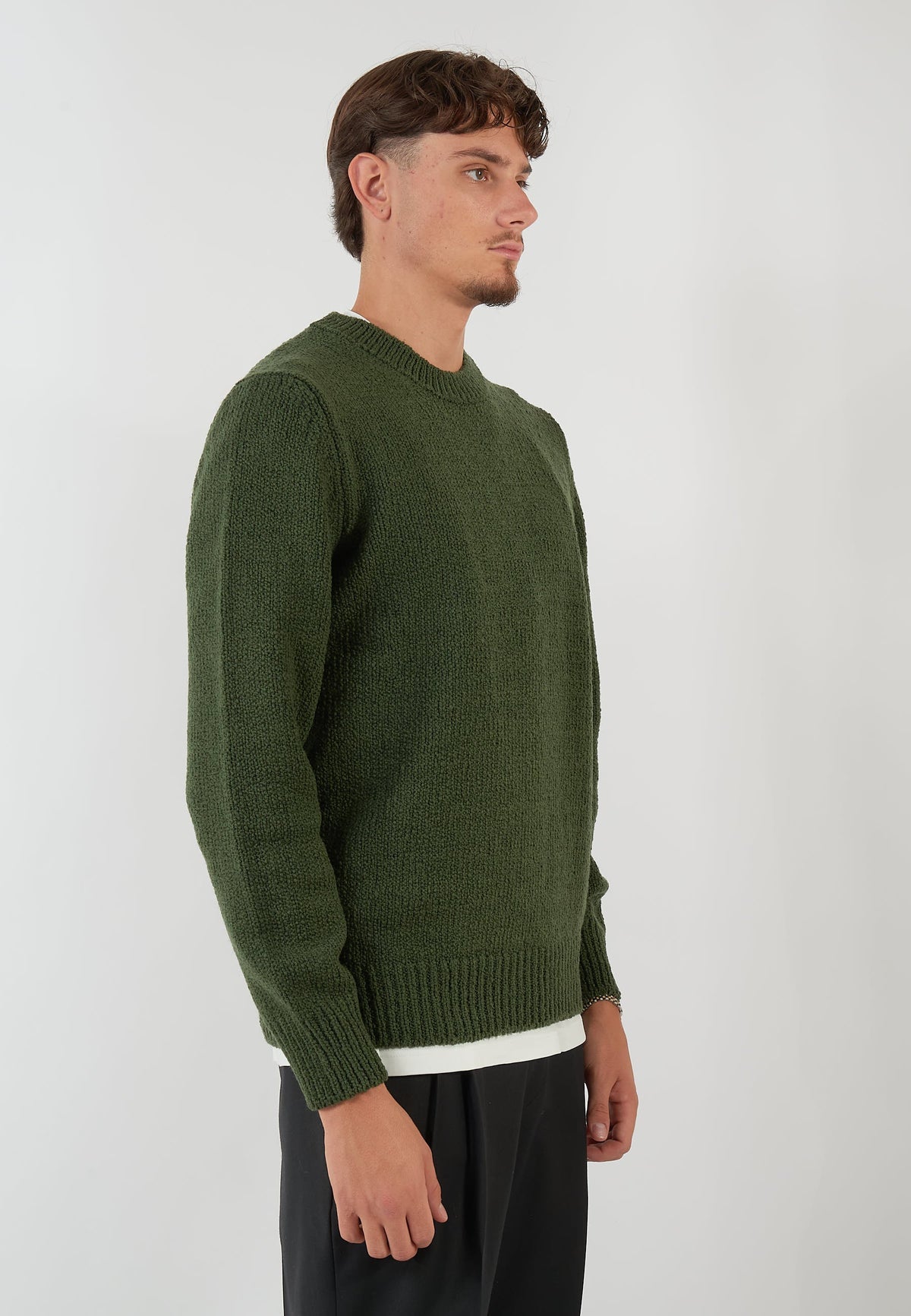 MAGLIA PARICOLLO VERDE