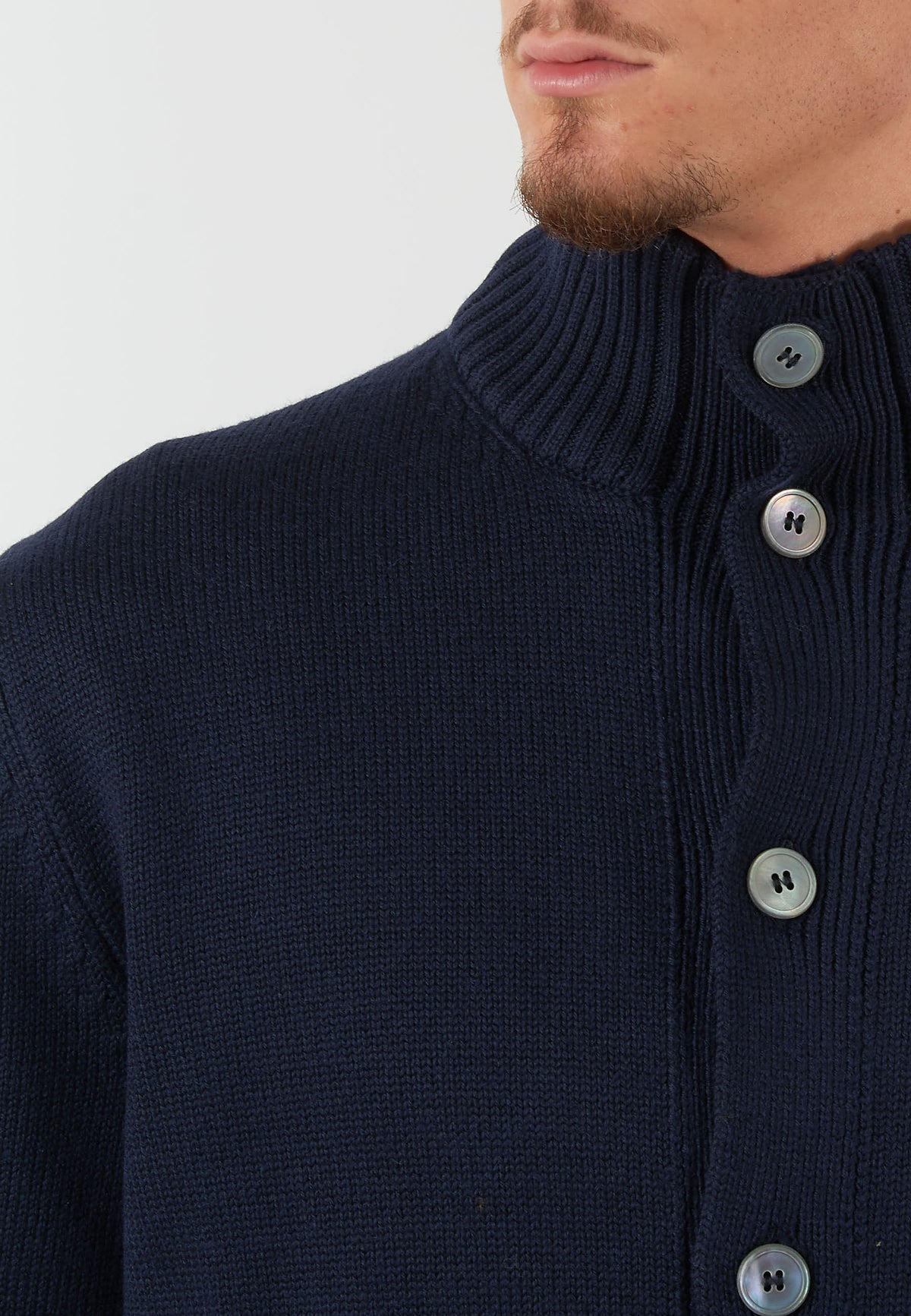 CARDIGAN COREANO BLU