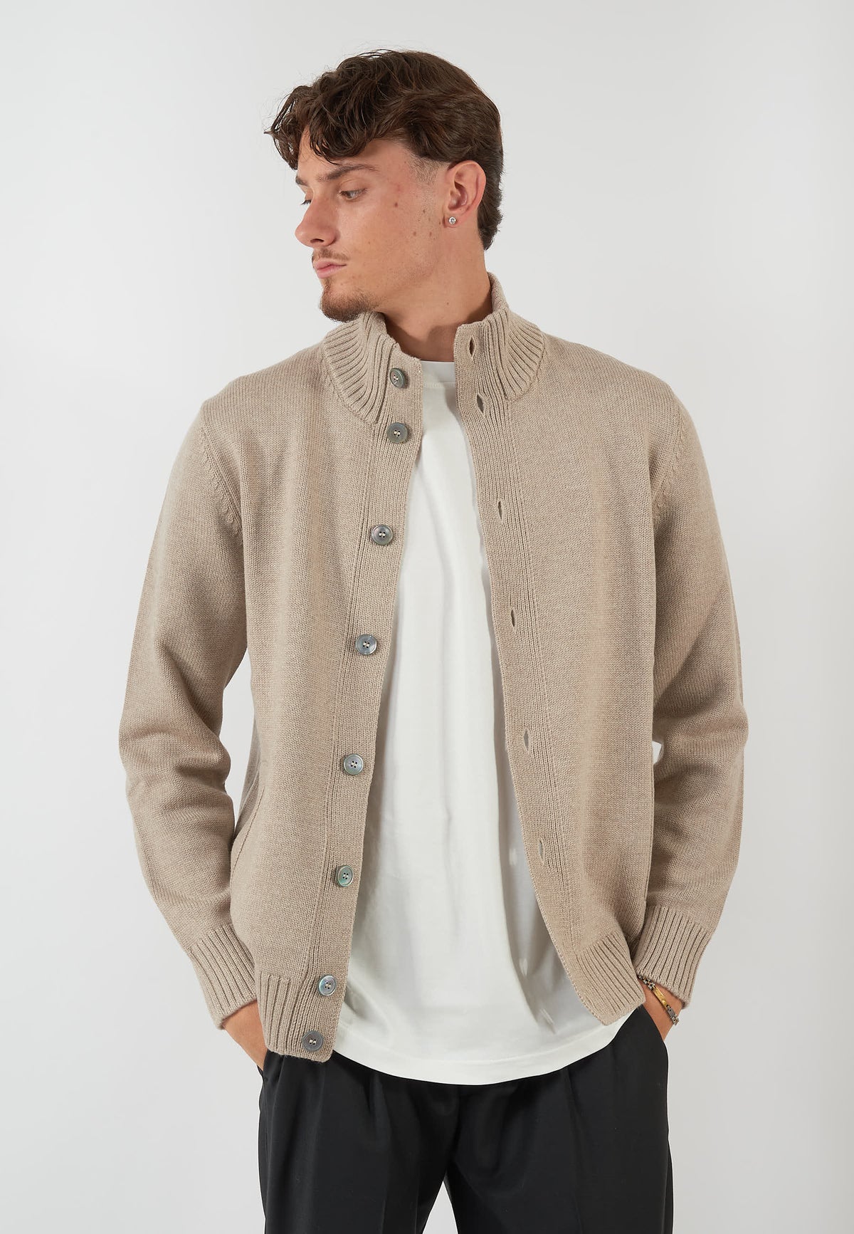 CARDIGAN COREANO BEIGE