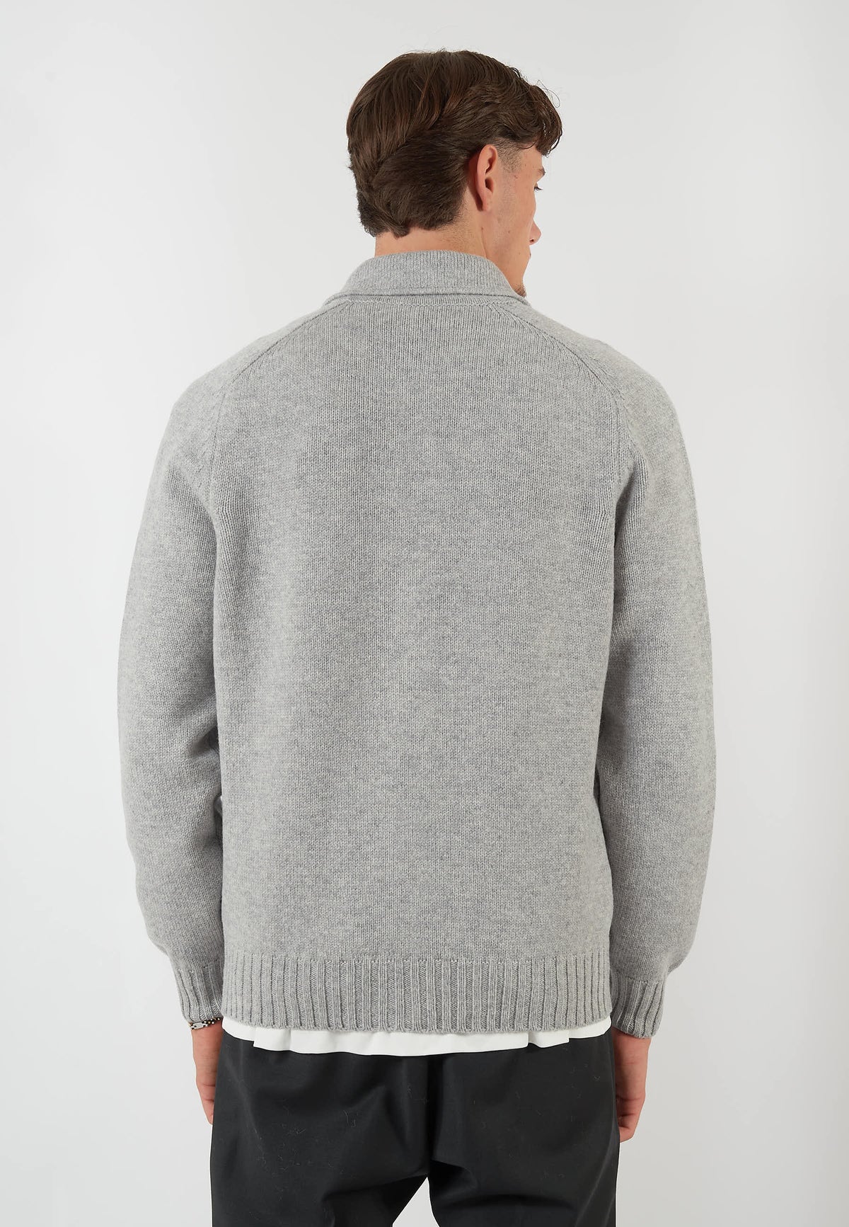 GIACCA IN MAGLIA GRIGIA