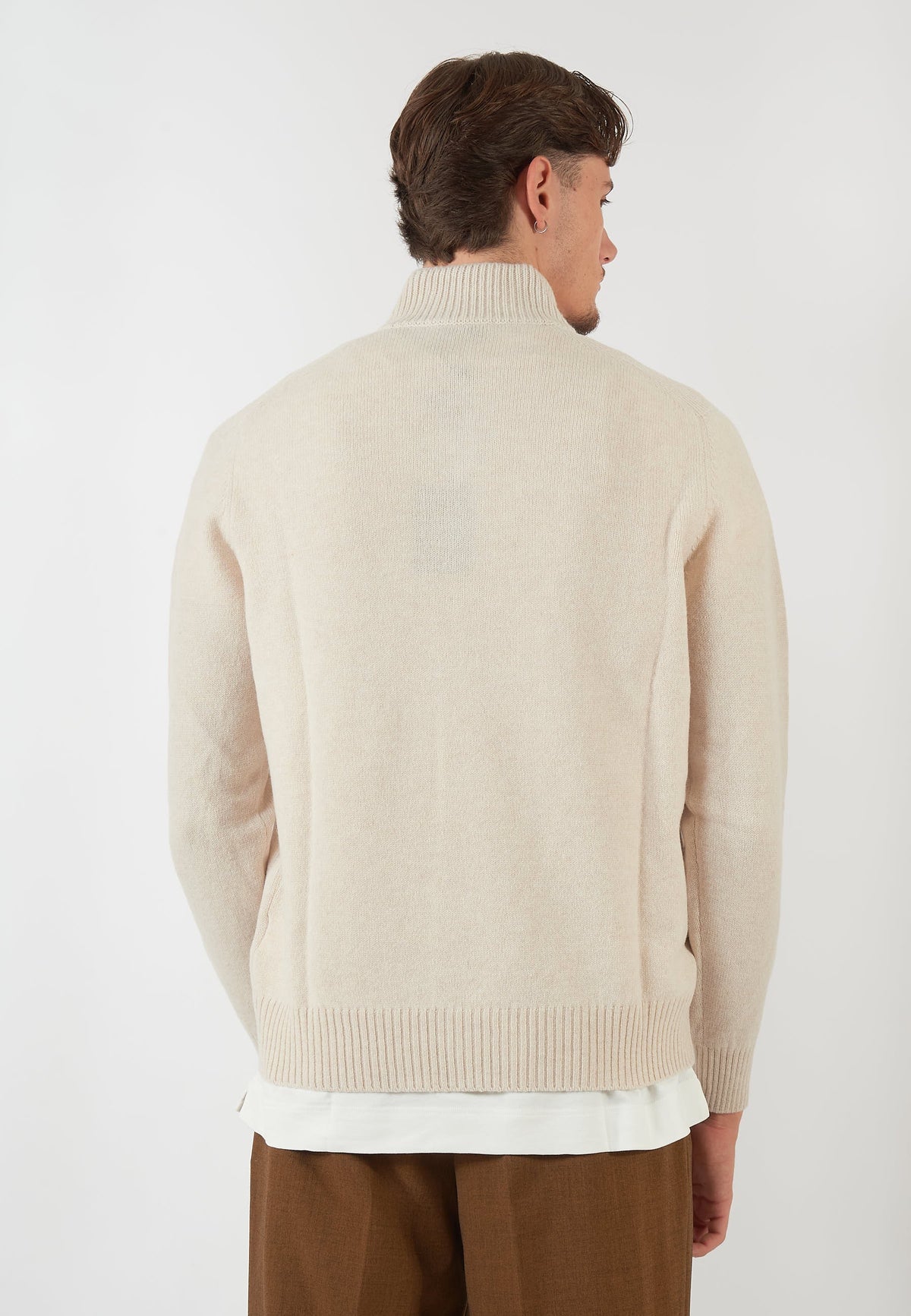 MAGLIA LUPO BEIGE