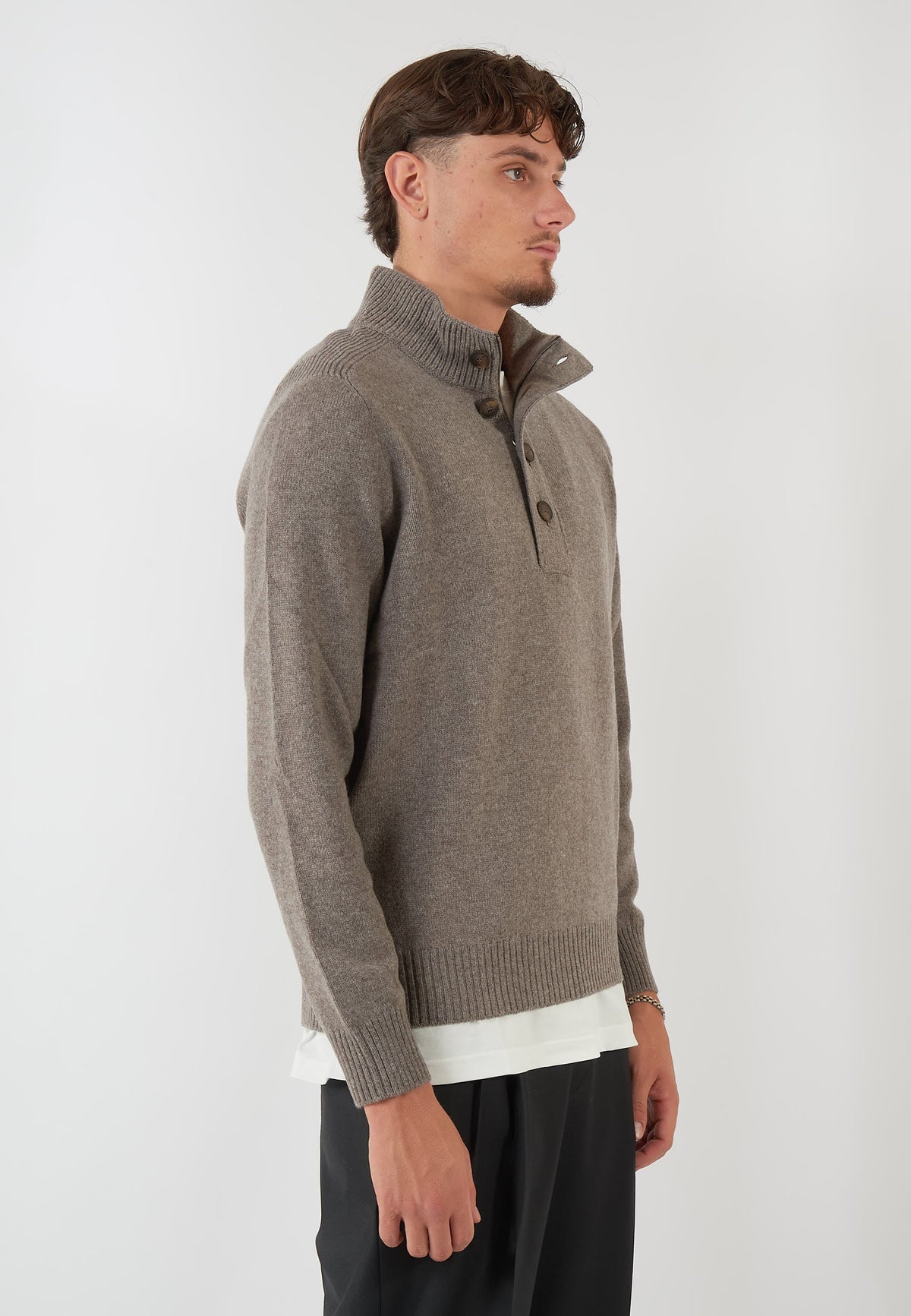 MAGLIONE TAUPE
