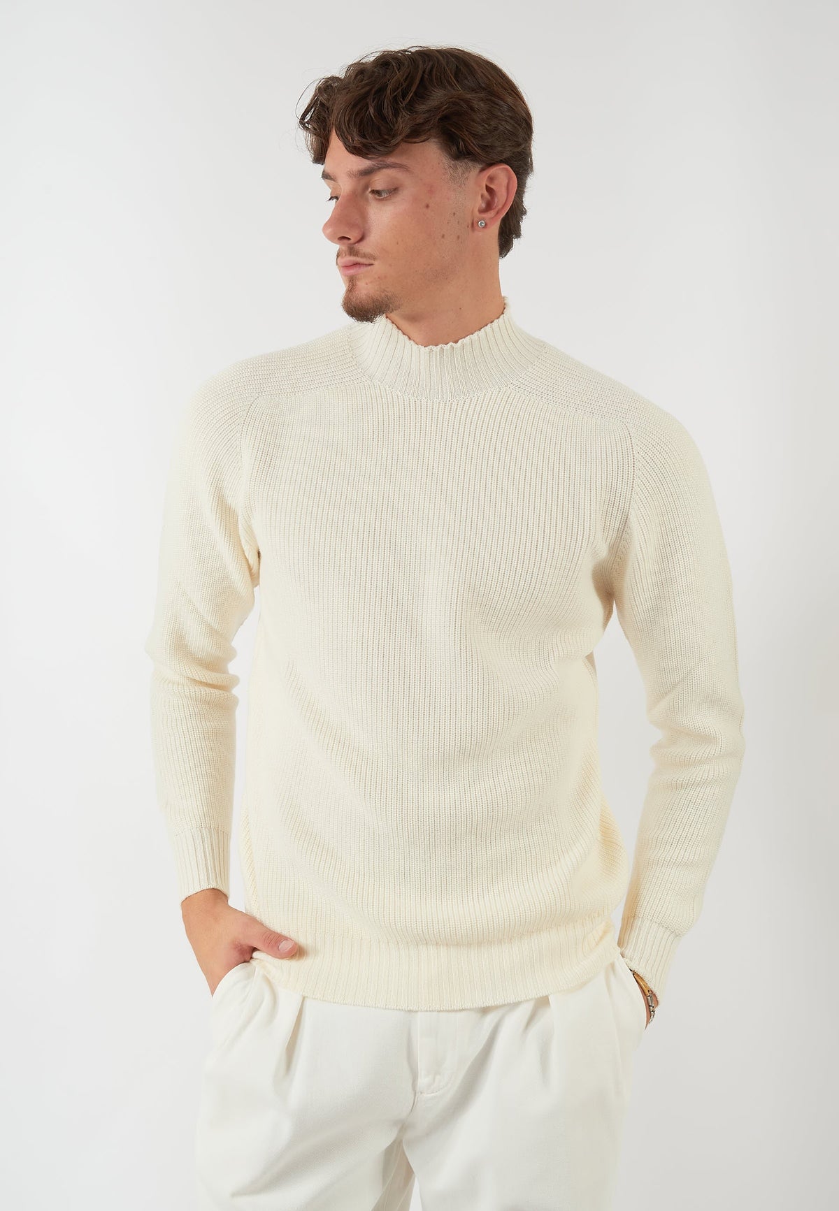 MAGLIA LUPO PANNA