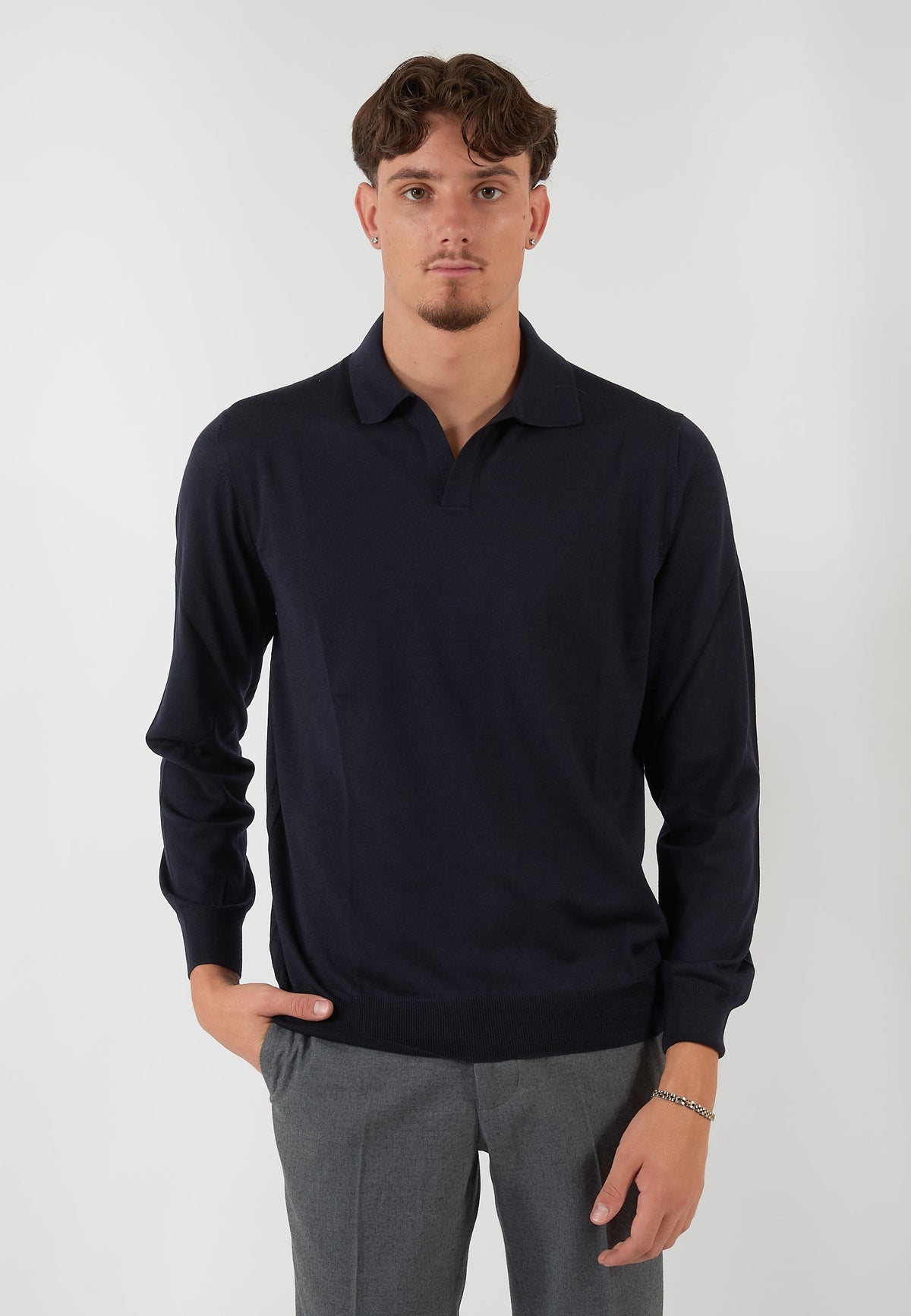 MAGLIA SKIPPER BLU