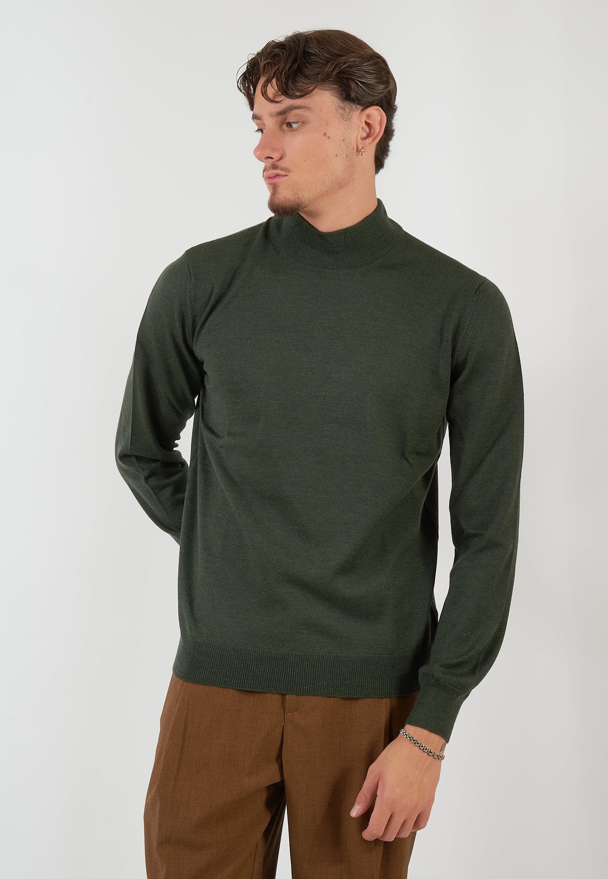 MAGLIA LUPO VERDE BOSCO