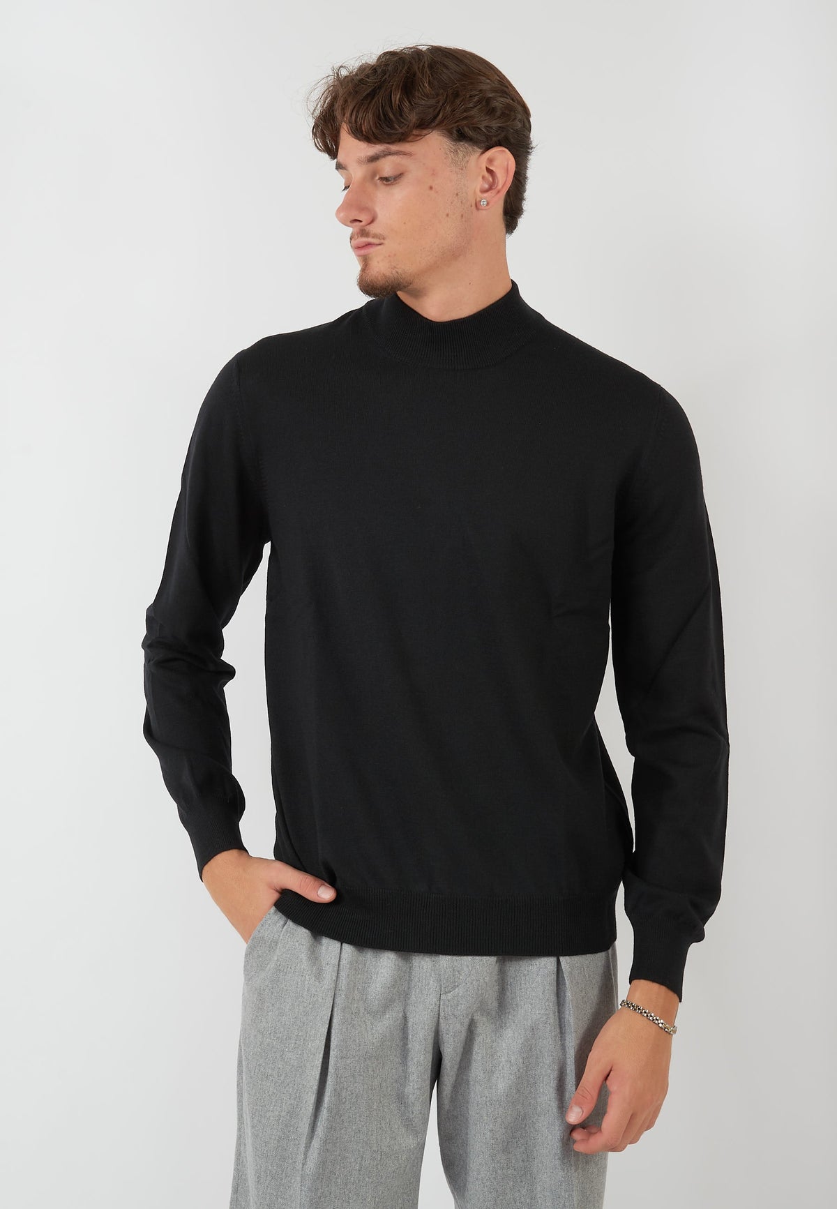 MAGLIA LUPO NERO