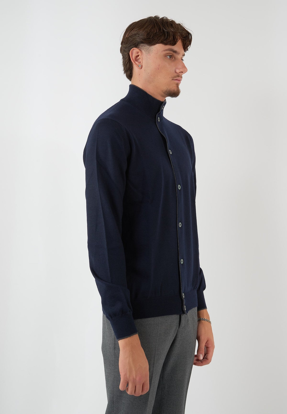 MAGLIA COREANA BLU