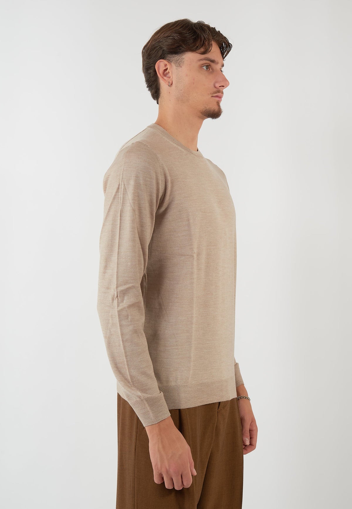 MAGLIA PARICOLLO BEIGE