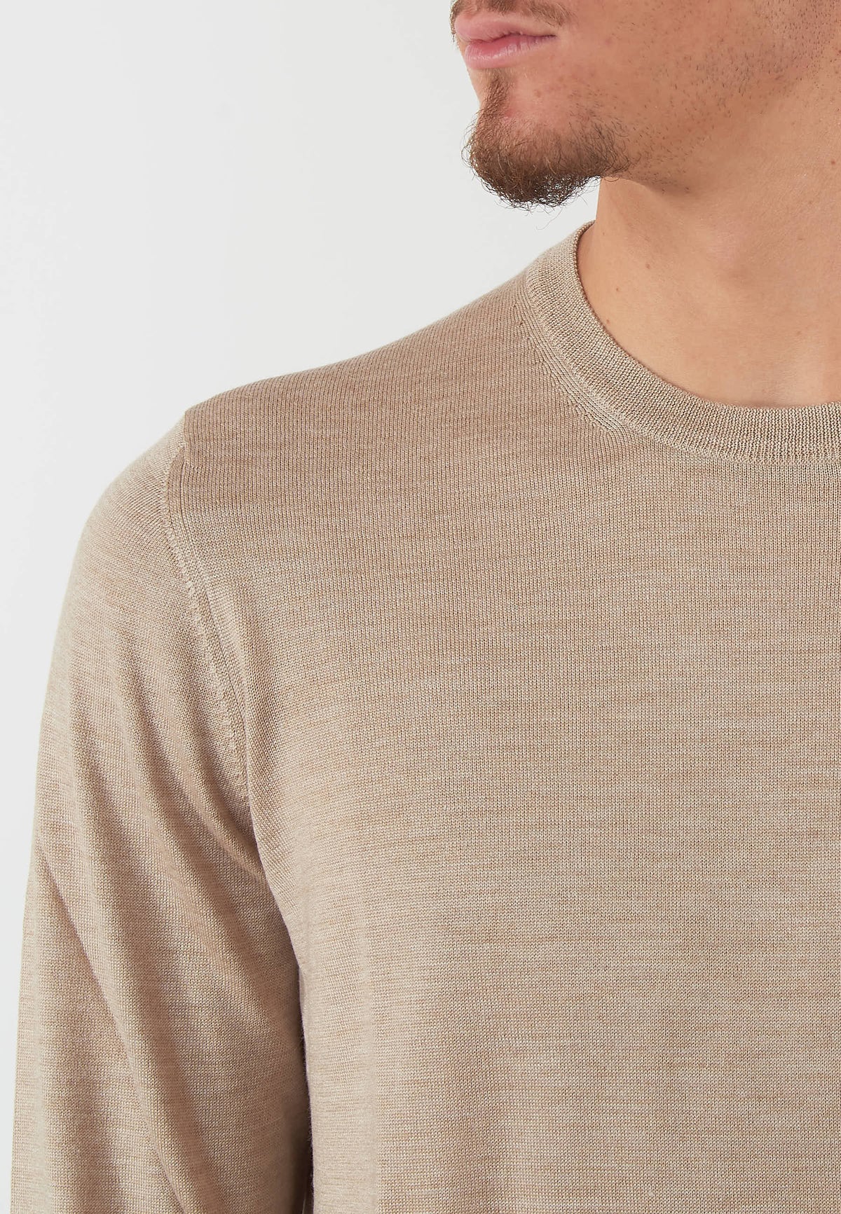 MAGLIA PARICOLLO BEIGE