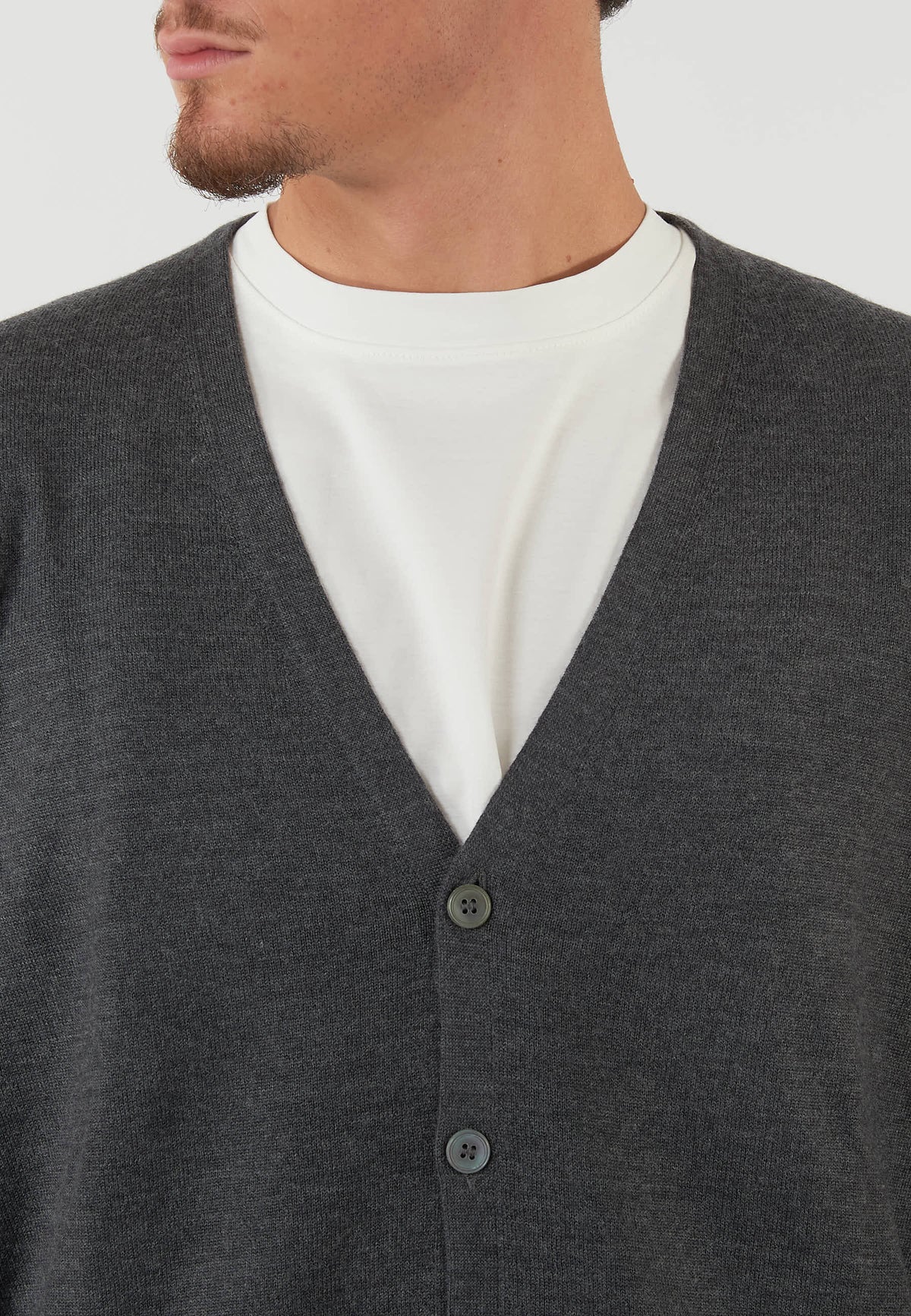 CARDIGAN GRIGIO