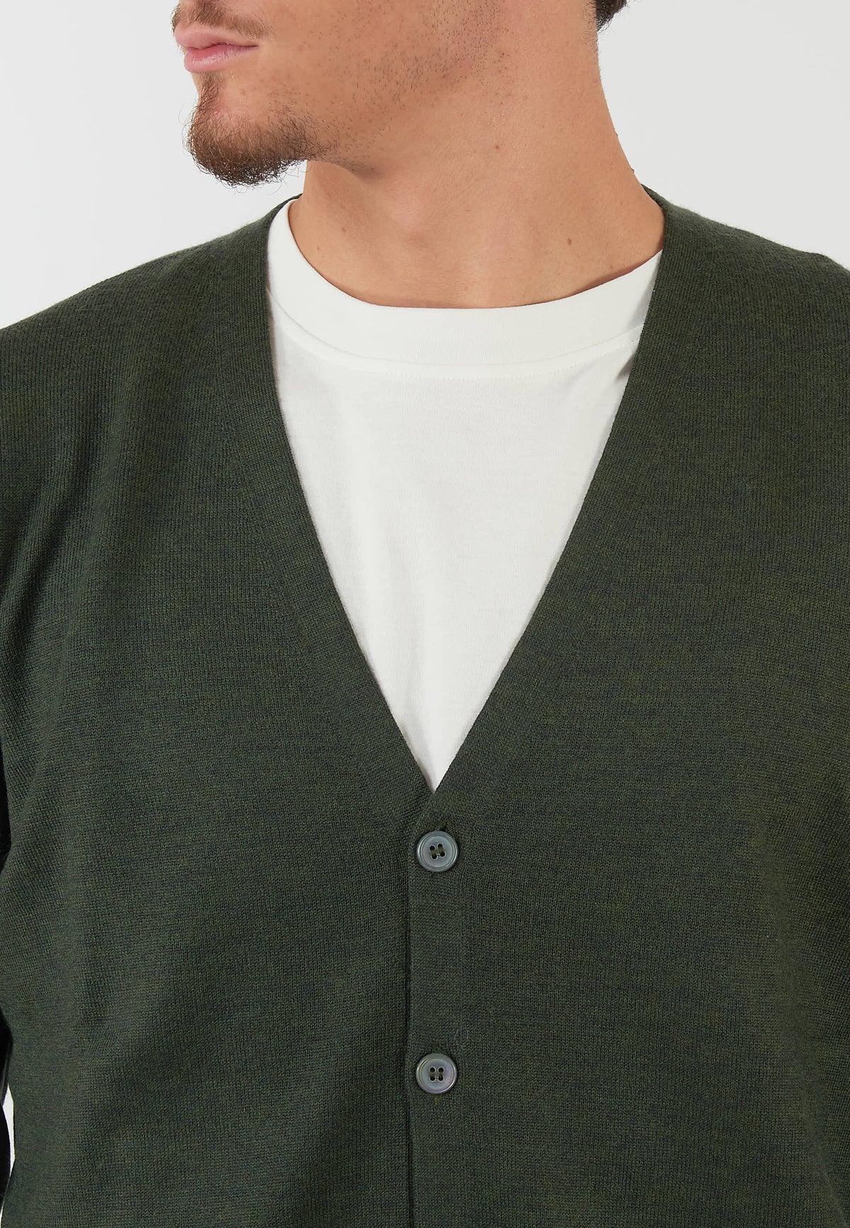 CARDIGAN VERDE BOSCO