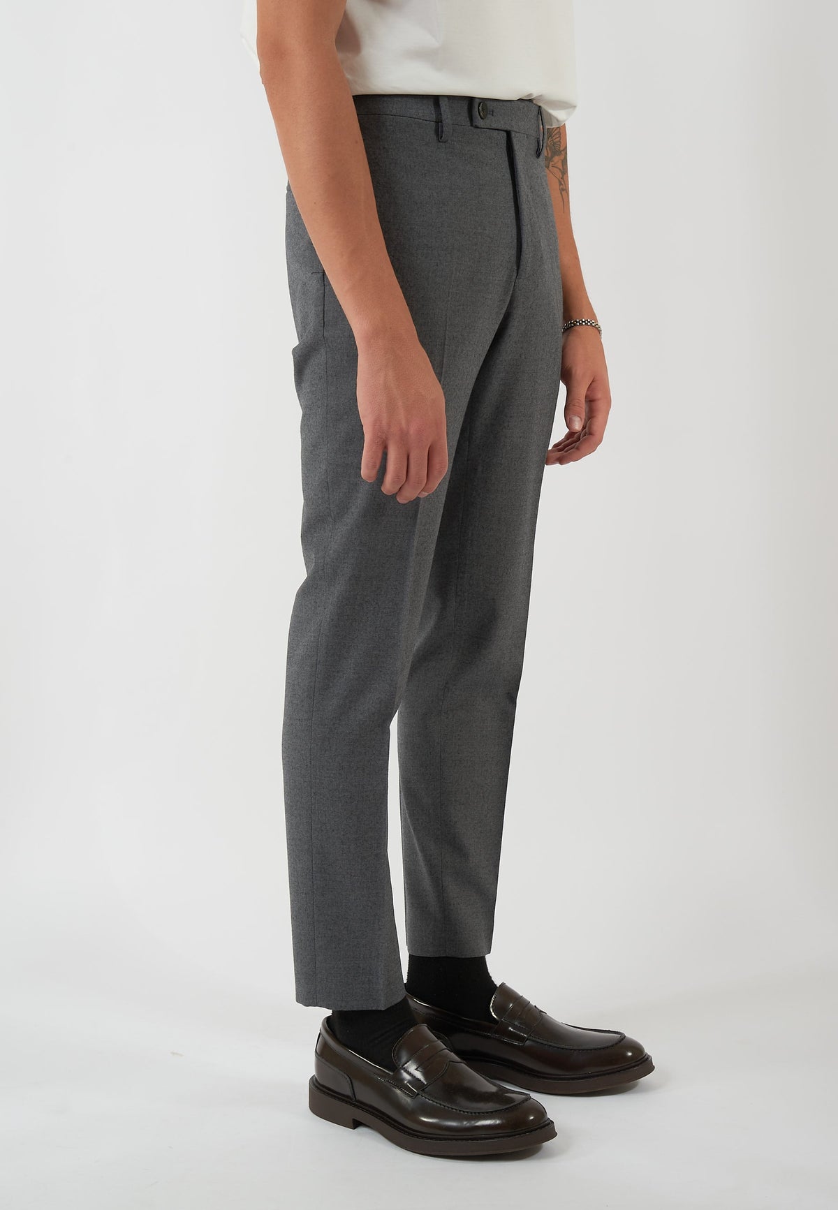 PANTALONE BRAD ONE MORE SIZE GRIGIO