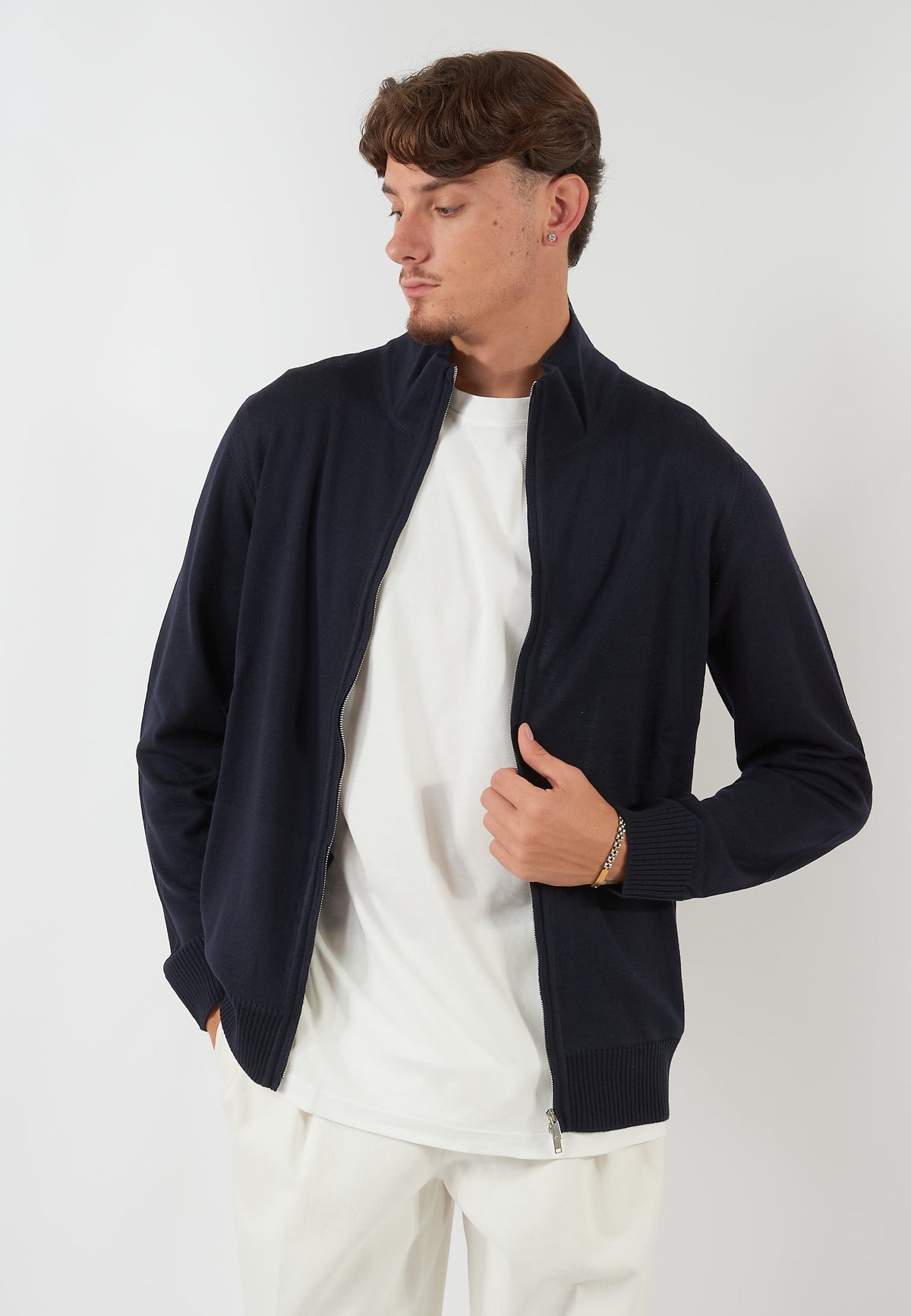 MAGLIA BLOUSON BLU
