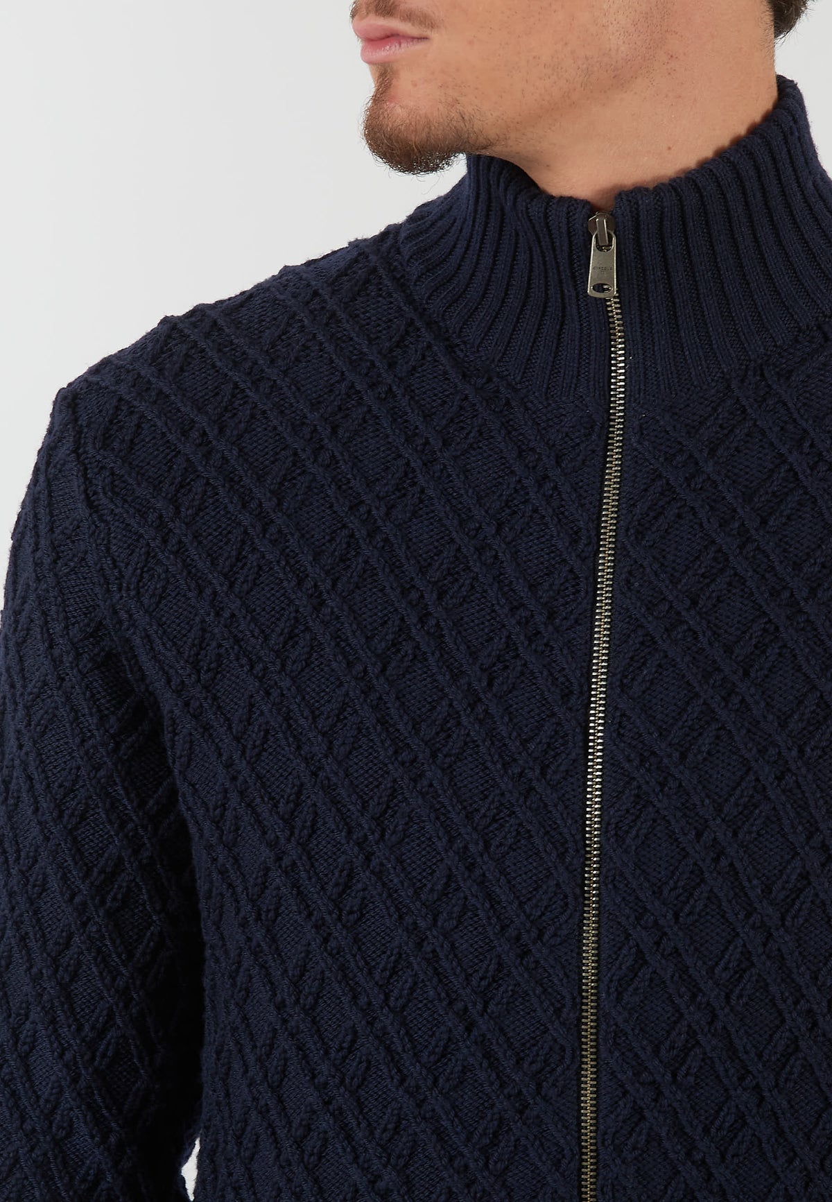 MAGLIONE BLOUSON BLU