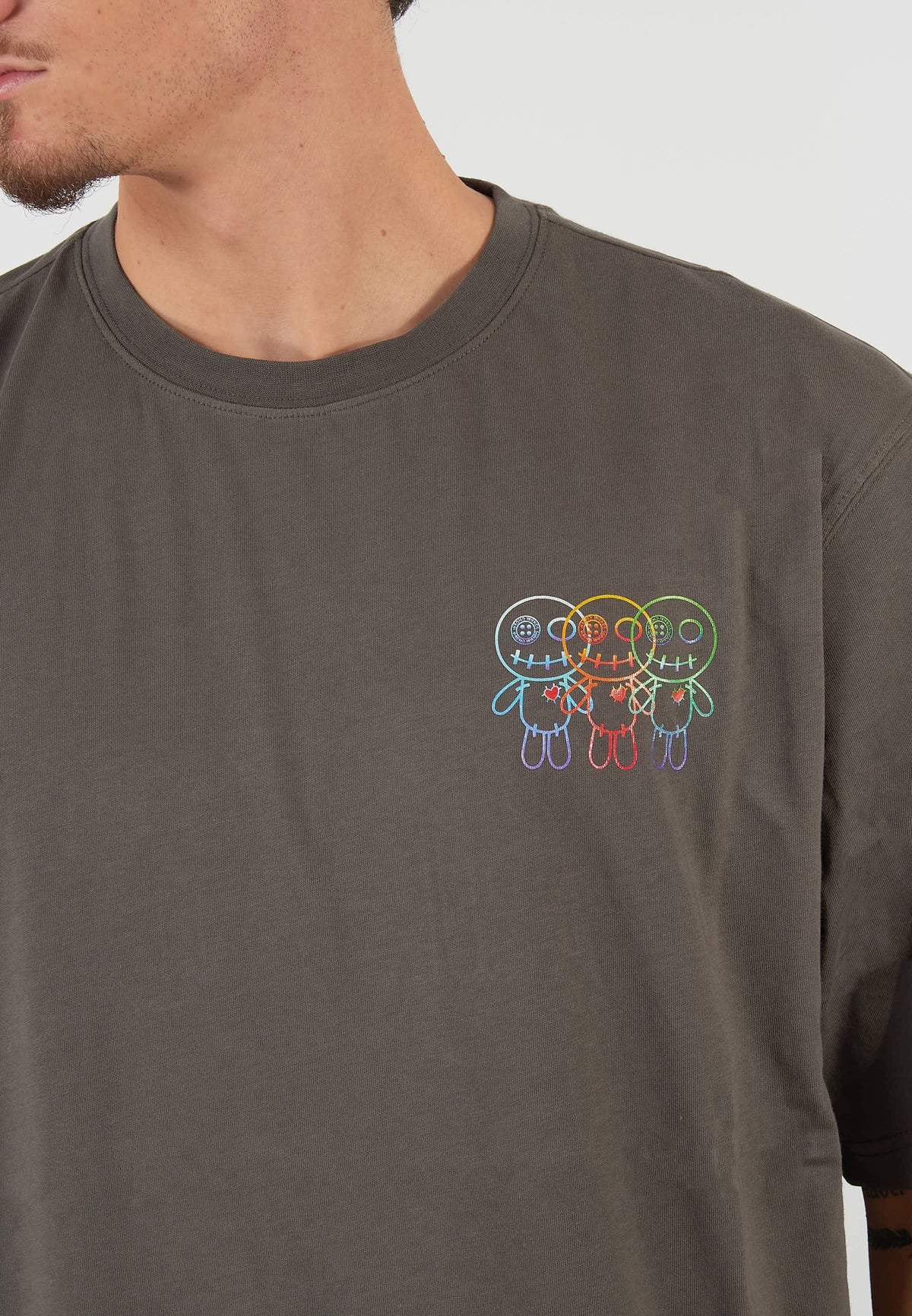 T-SHIRT FORT COLLING GRIGIA