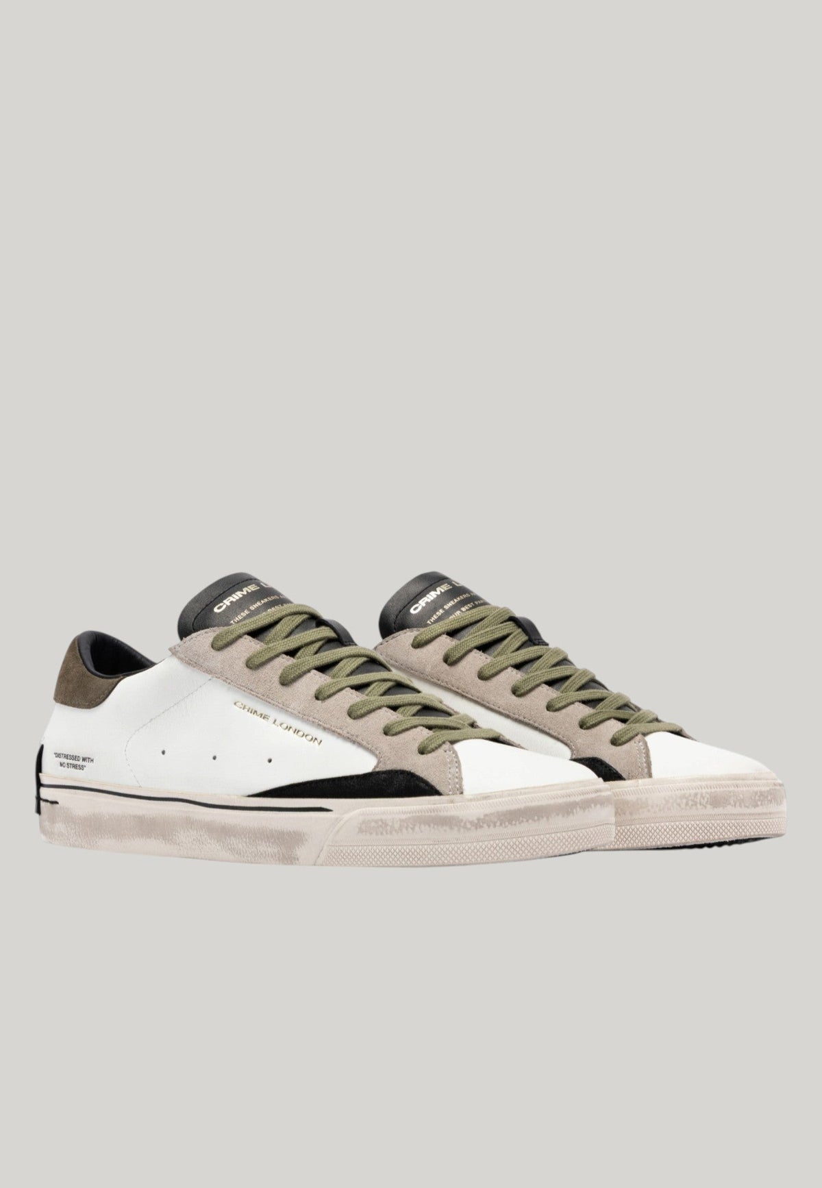 SNEAKERS DISTRESSED BIANCA