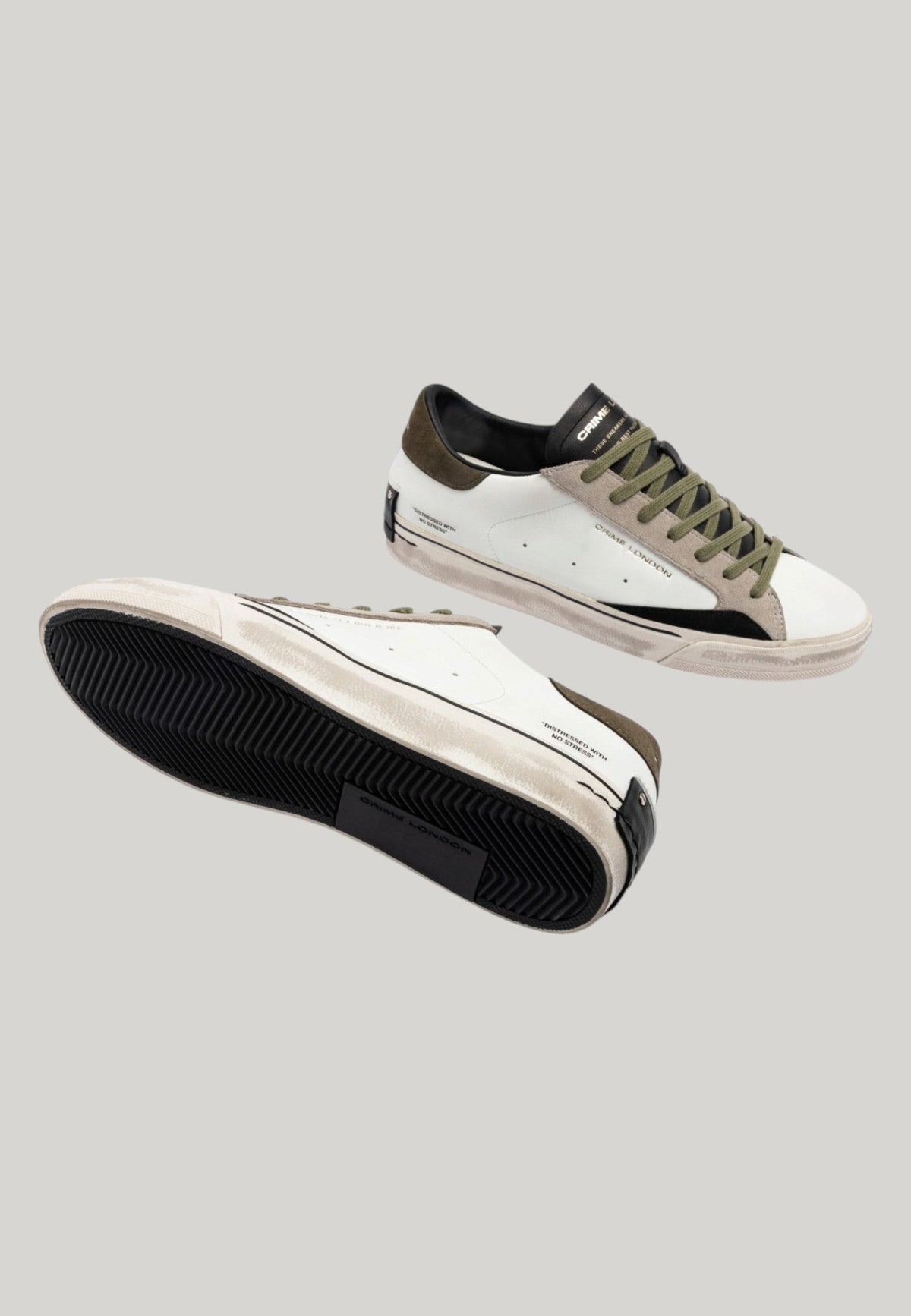 SNEAKERS DISTRESSED BIANCA