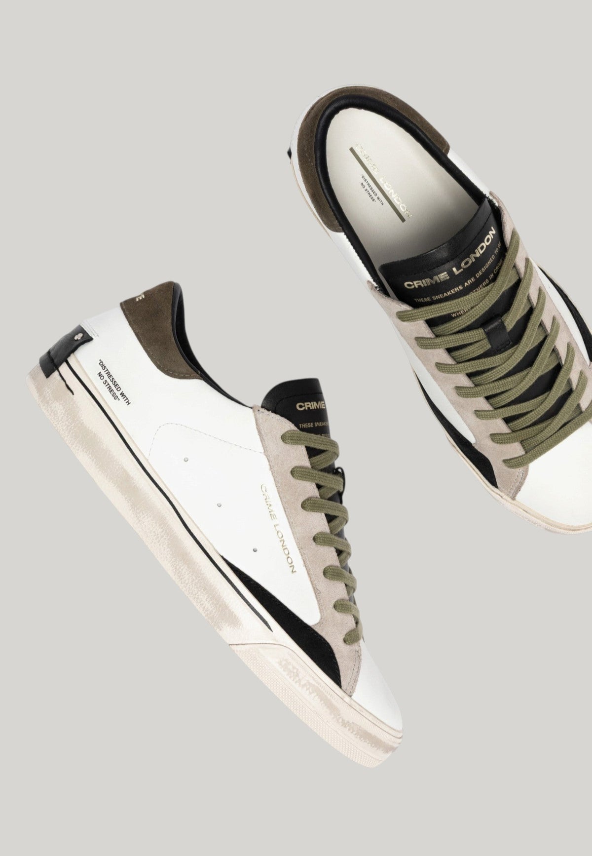 SNEAKERS DISTRESSED BIANCA