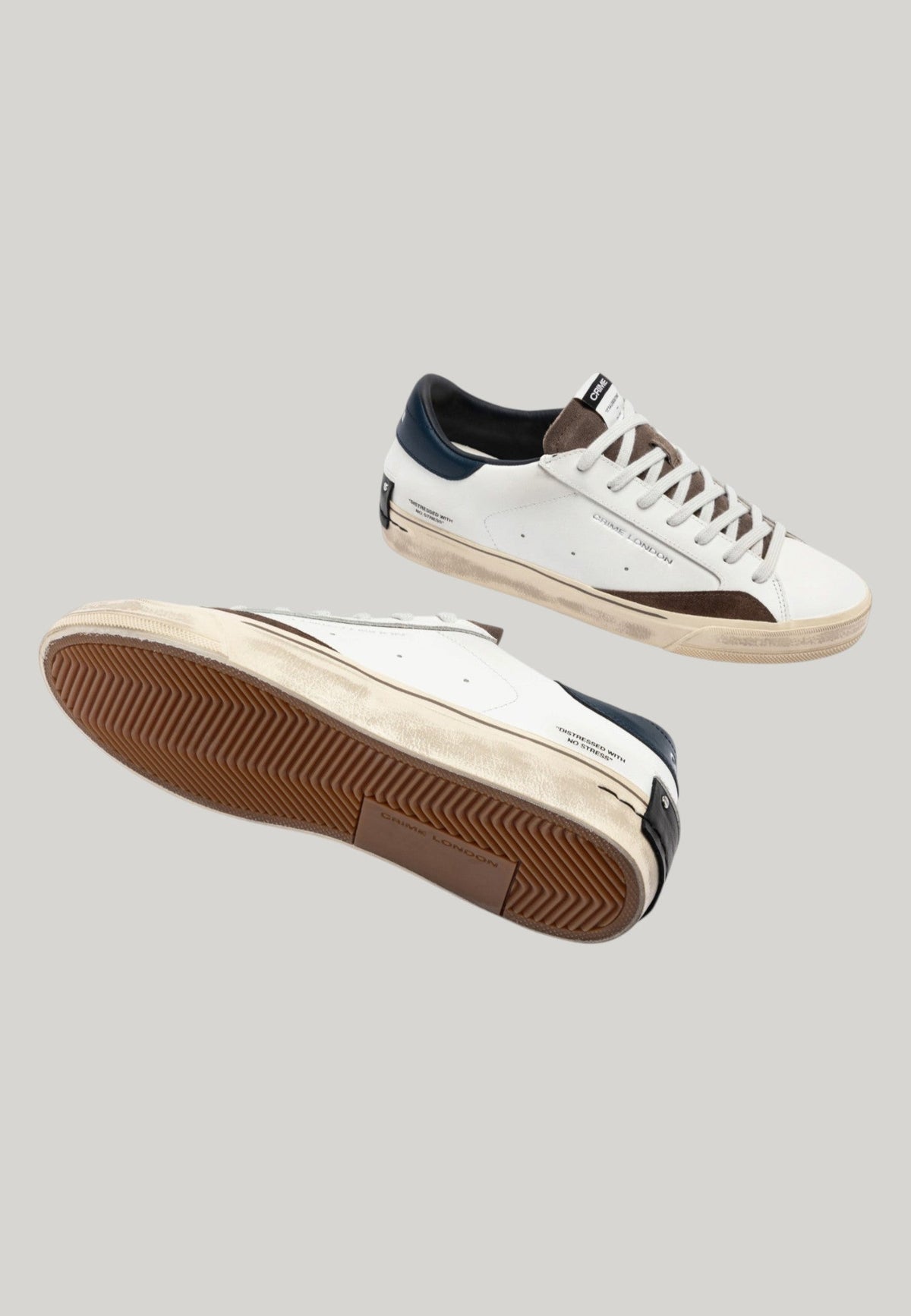 SNEAKERS DISTRESSED BIANCA