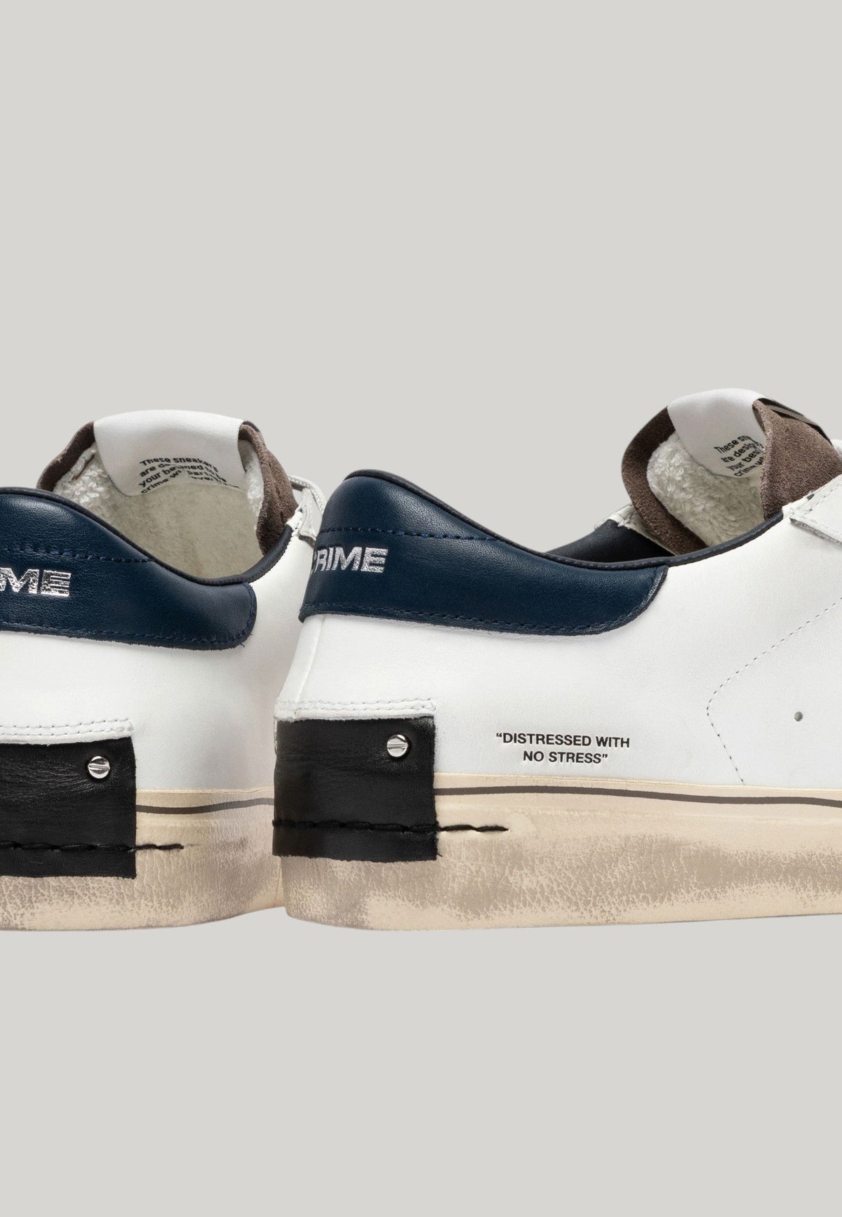 SNEAKERS DISTRESSED BIANCA