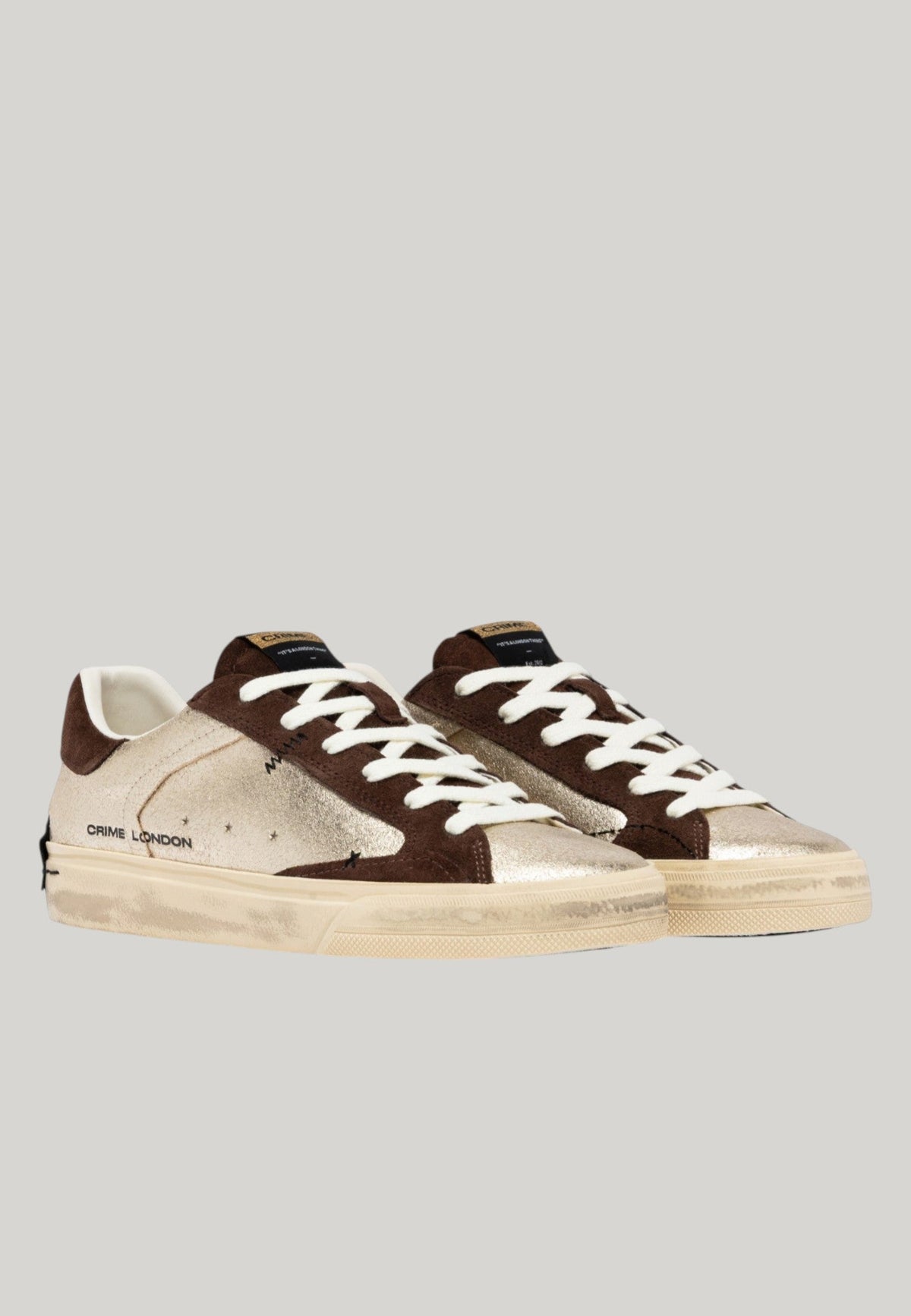 SNEAKERS DECOSTRUCTED ORO