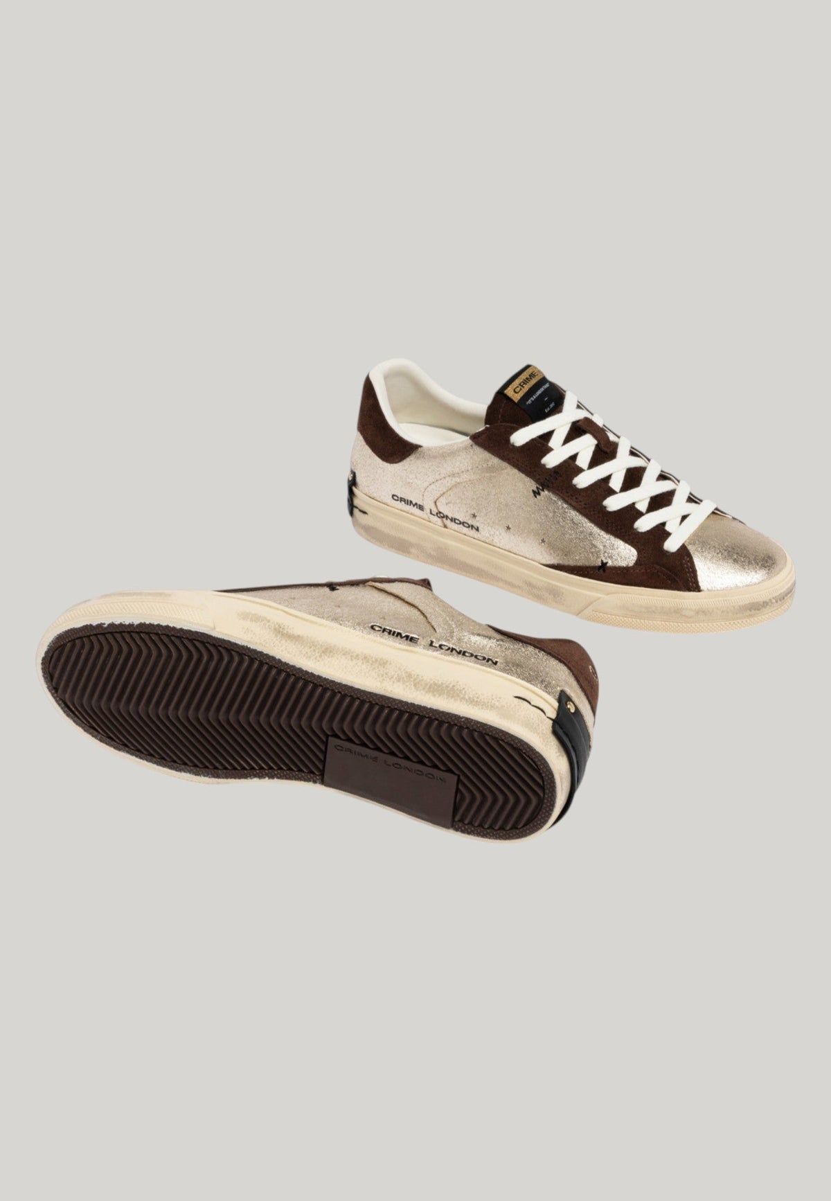 SNEAKERS DECOSTRUCTED ORO