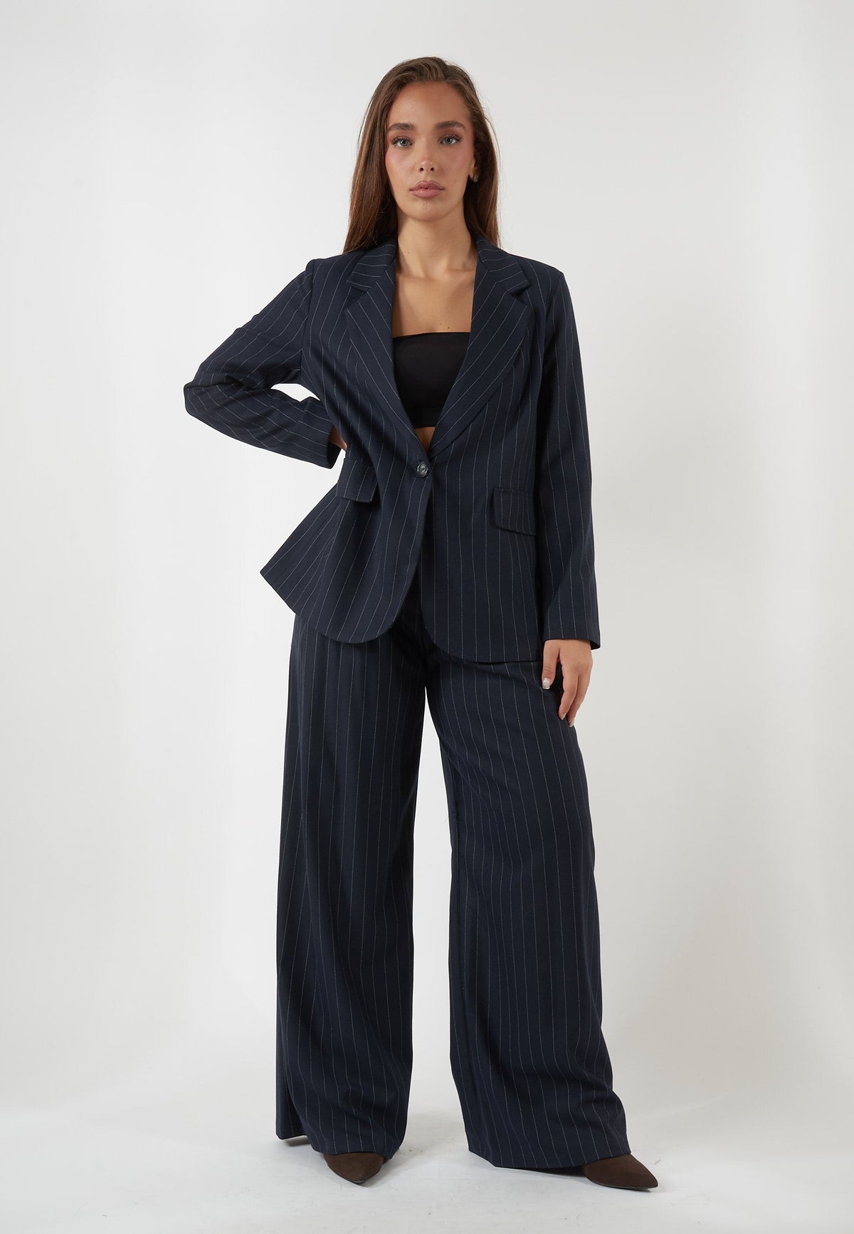 BLAZER GESSATO BLU