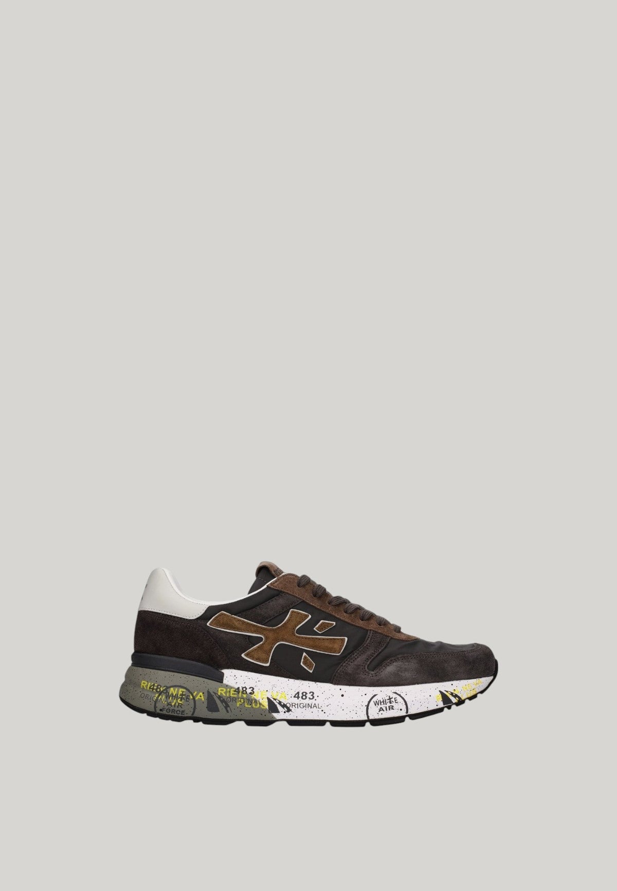 SNEAKERS MICK 8432 MARRONI E NERE