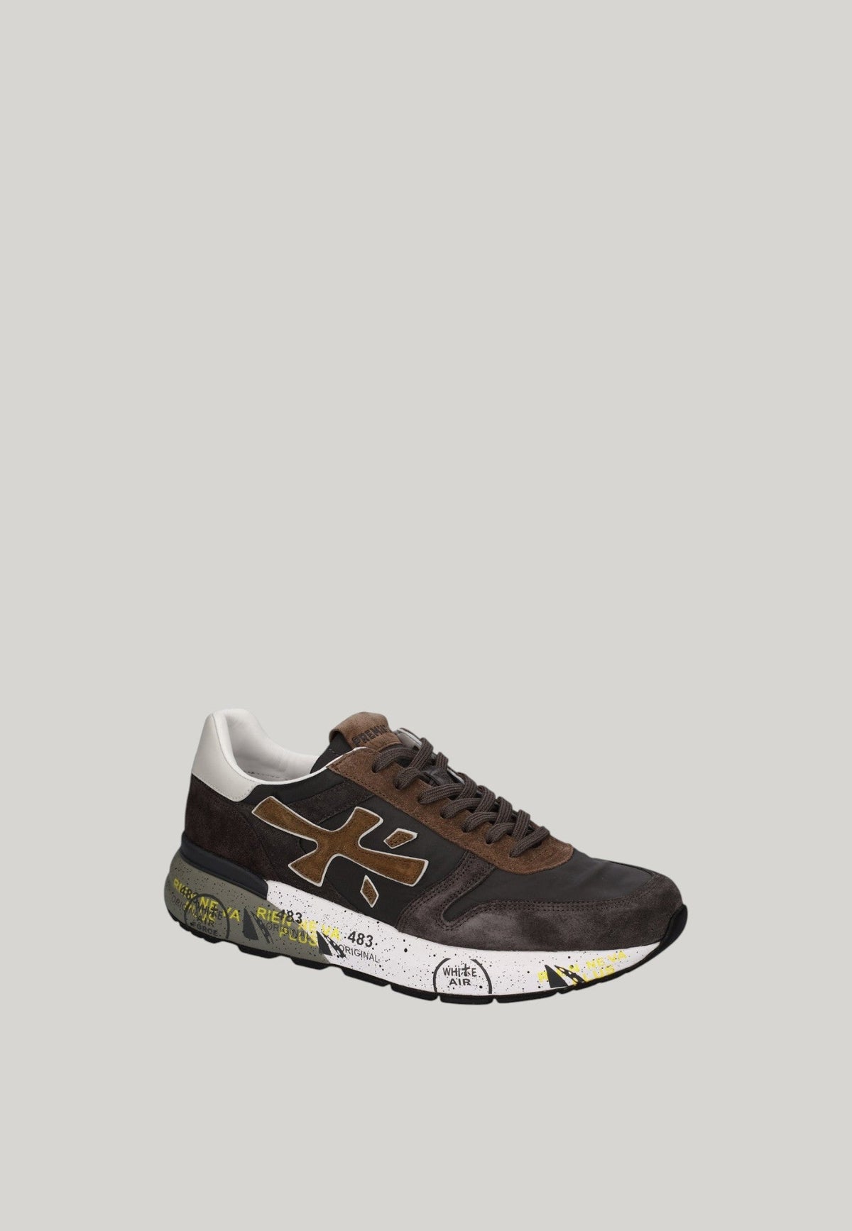 SNEAKERS MICK 8432 MARRONI E NERE