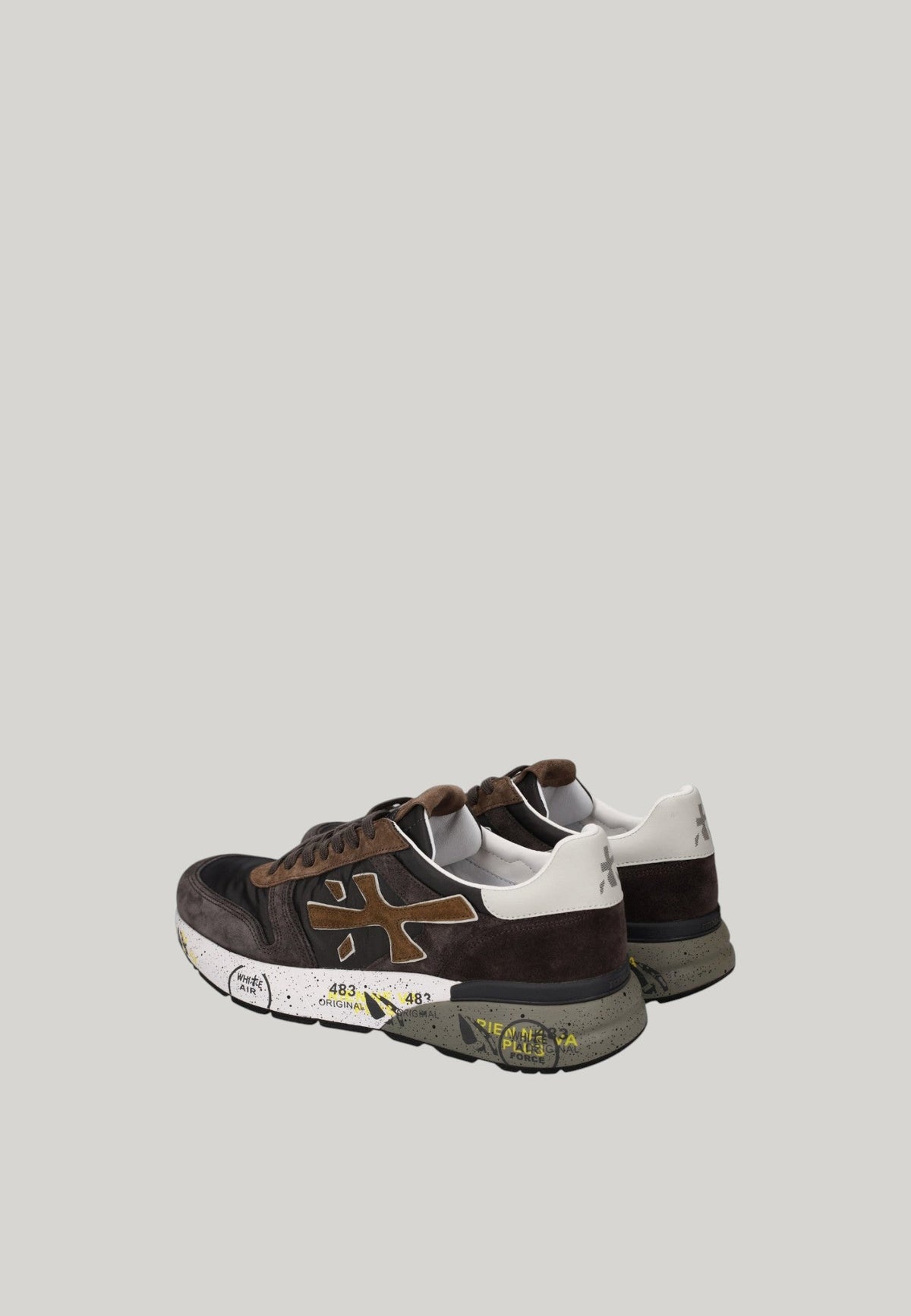 SNEAKERS MICK 8432 MARRONI E NERE