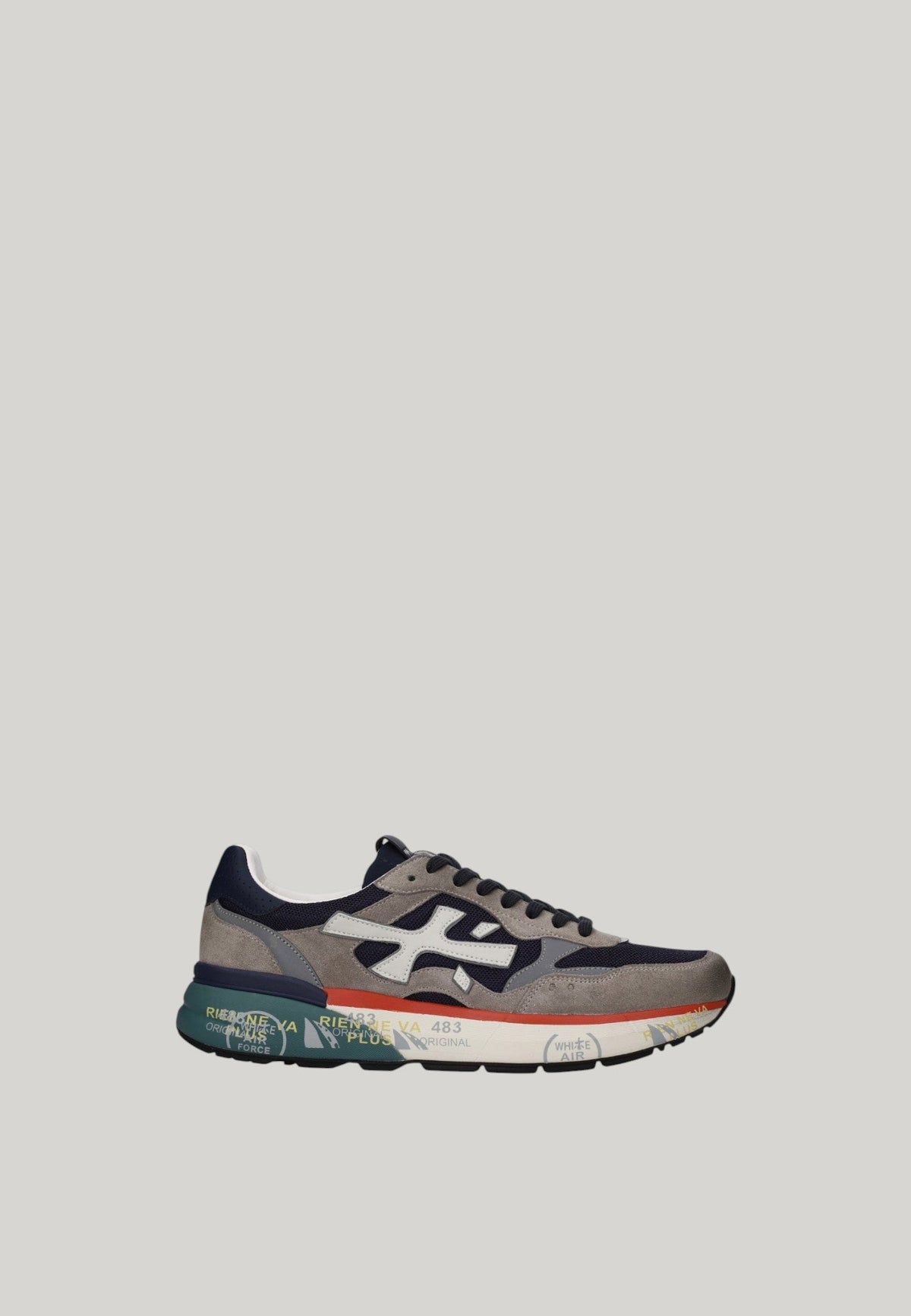 SNEAKERS MICK 0.1 8450 BLU E GRIGIE