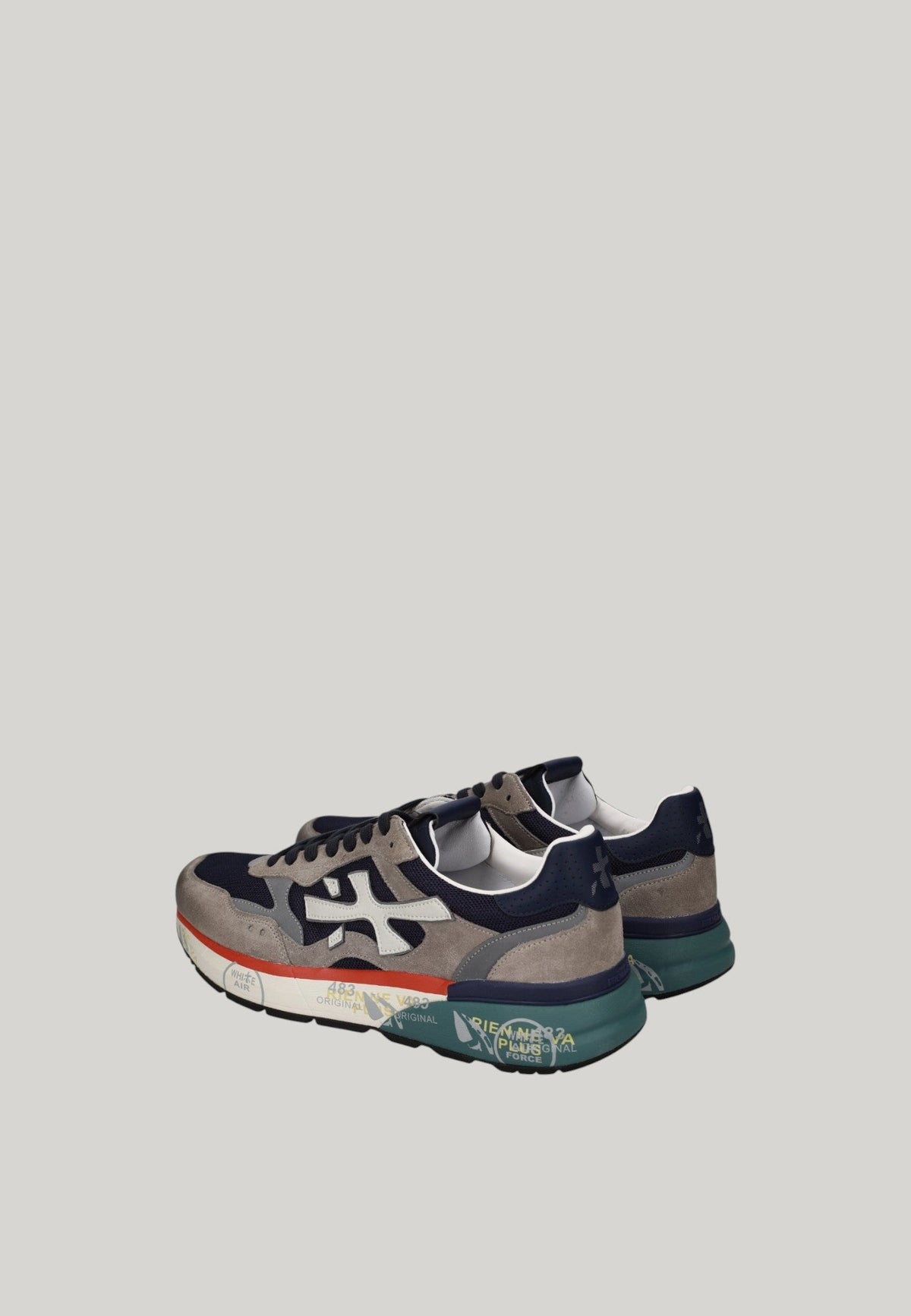 SNEAKERS MICK 0.1 8450 BLU E GRIGIE