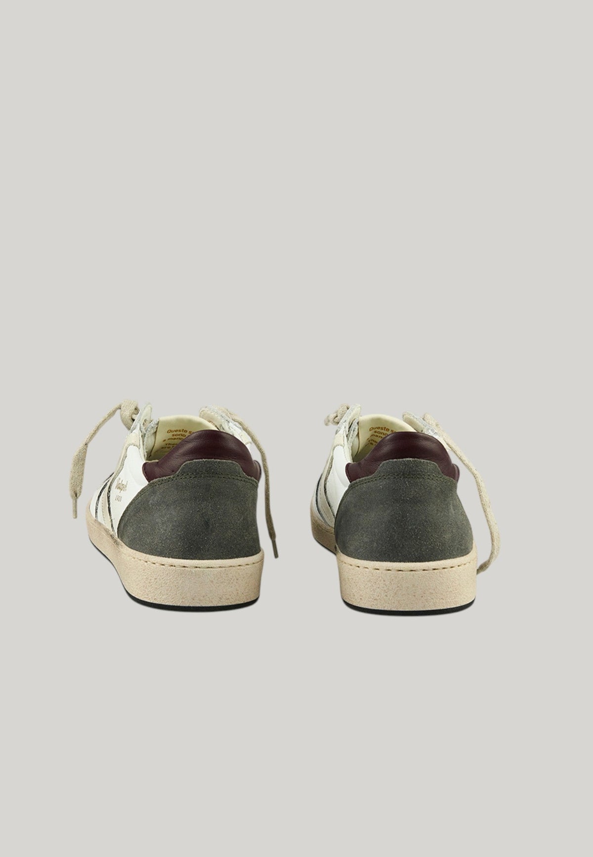 VALSPORT DAVIS HERITAGE GREY SNEAKERS UOMO IN PELL