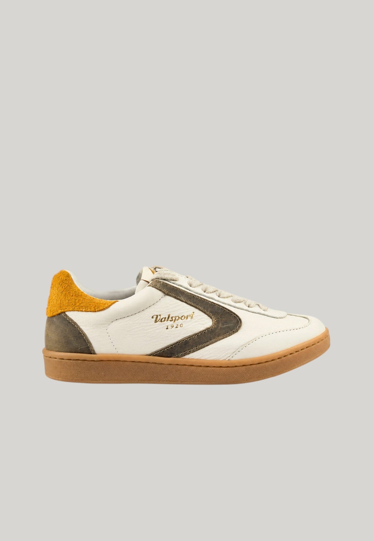 VALSPORT OLIMPIA LEATHER SUEDE TAUPE SNEAKERS UOMO
