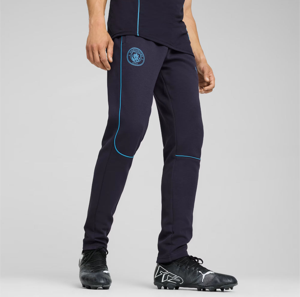 Puma Pantaloni Tuta Casual Pants MCFC Manchester City 2024/2025 Blue Navy