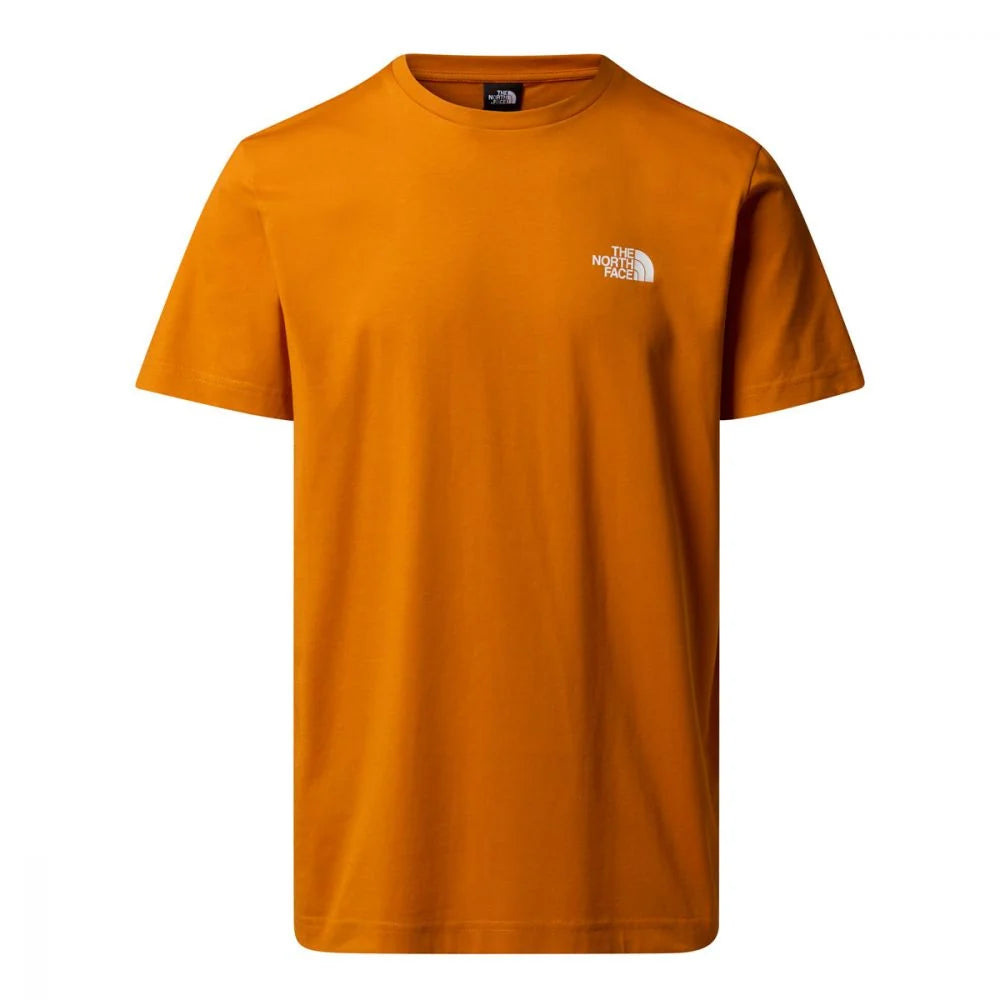 The North Face T-shirt arancio Evolution Simple Dome Regular da uomo NF0A8CZ2G5I