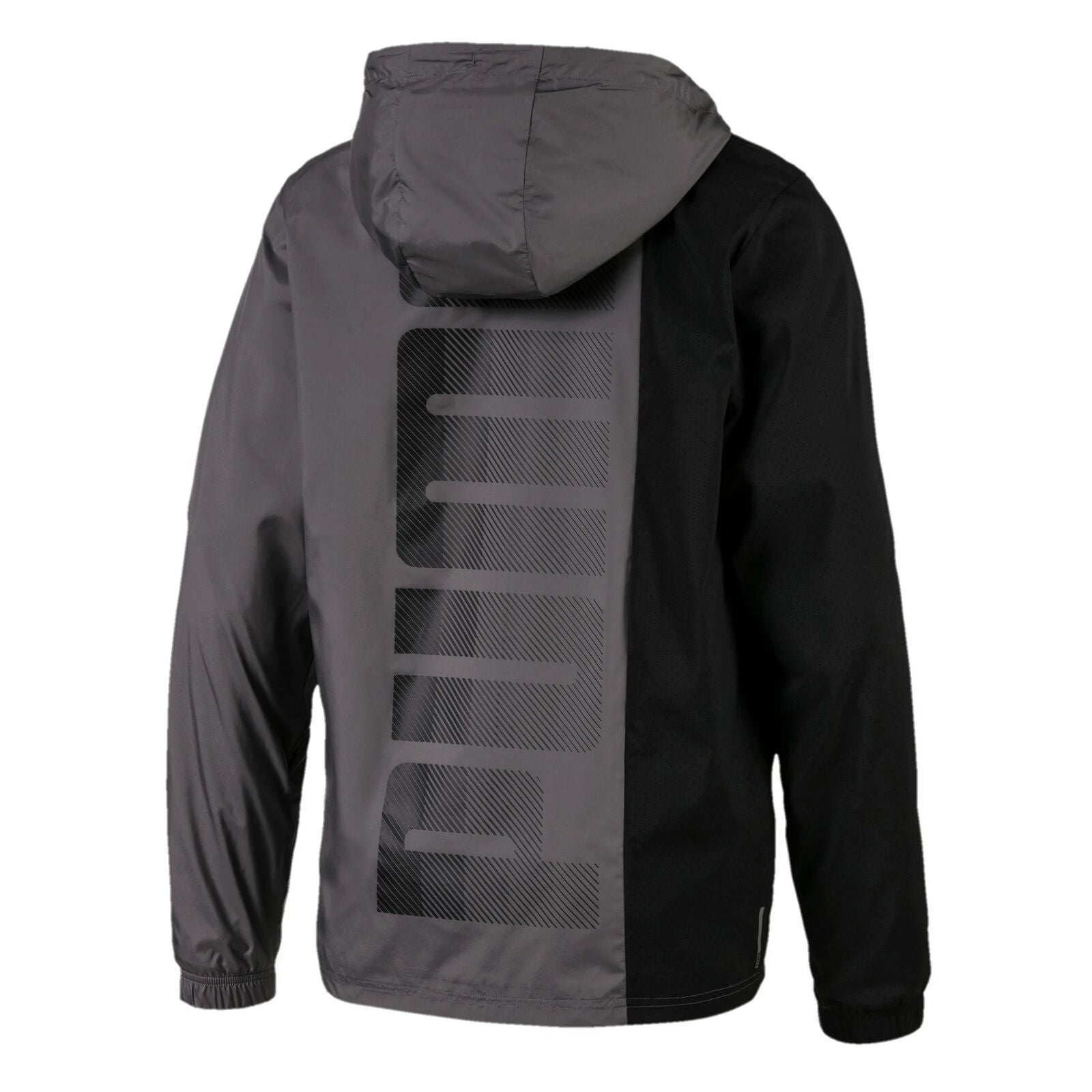 Puma Collective Woven Hooded Windbreaker Grey Black 518384 03
